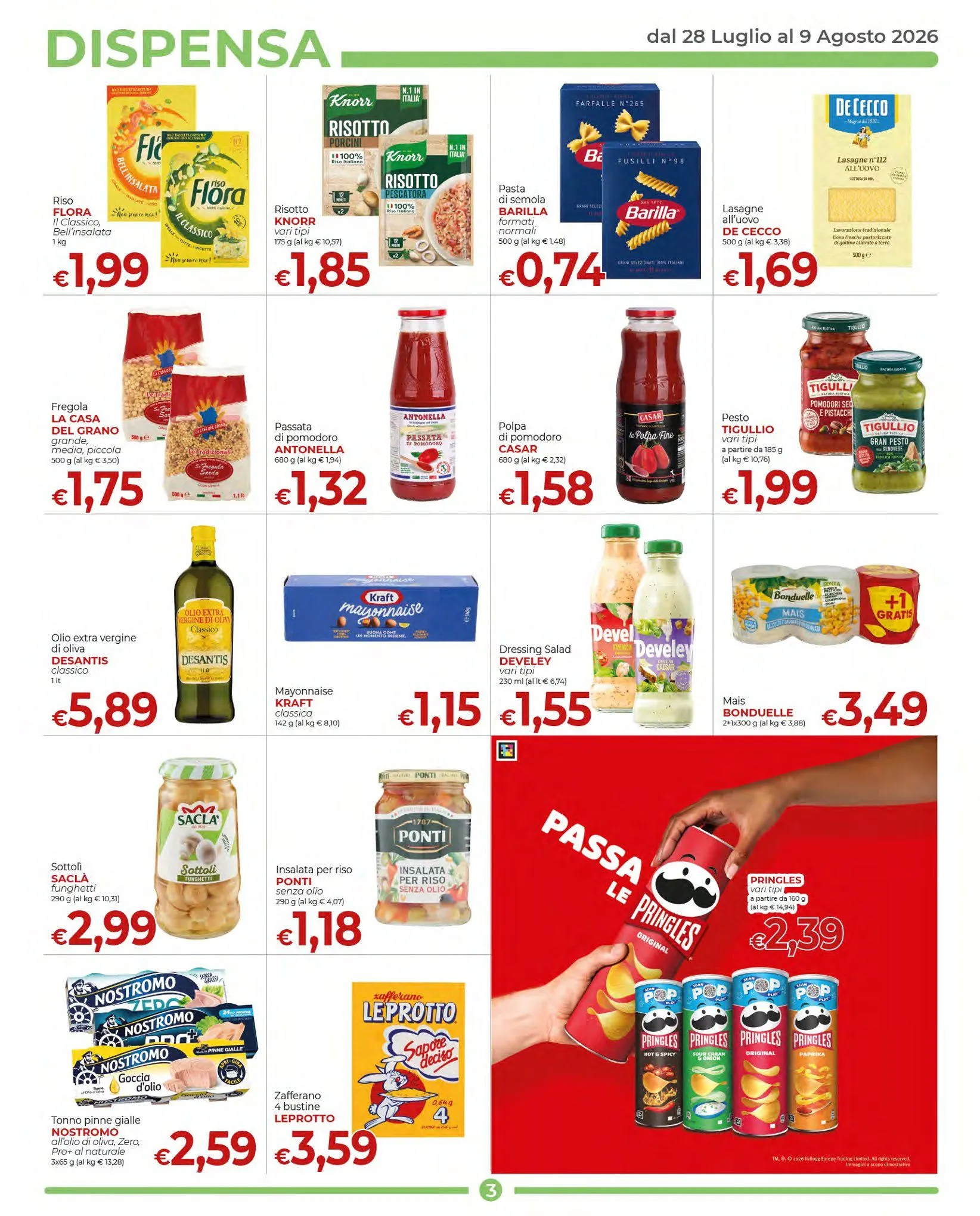  Volantini Supermercati Nonna Isa da 28 luglio a 9 agosto di 2026 - Pagina del volantino 3