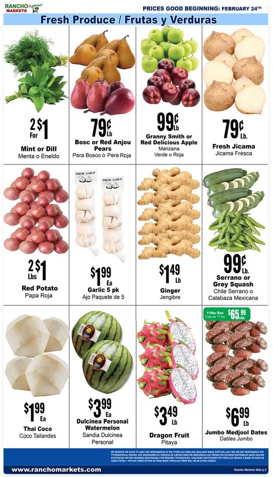 Weekly ad Rancho Markets Sales from February 24 to March 2 2026 - Page 3