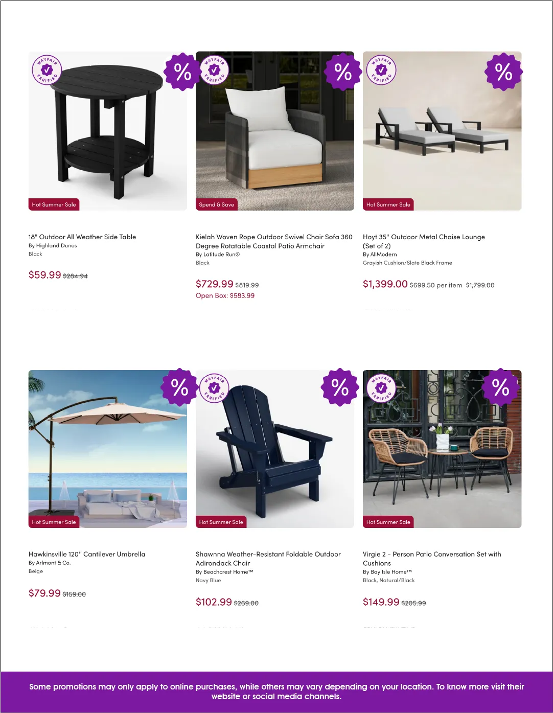 Weekly ad Wayfair Sales from June 12 to June 25 2026 - Page 2