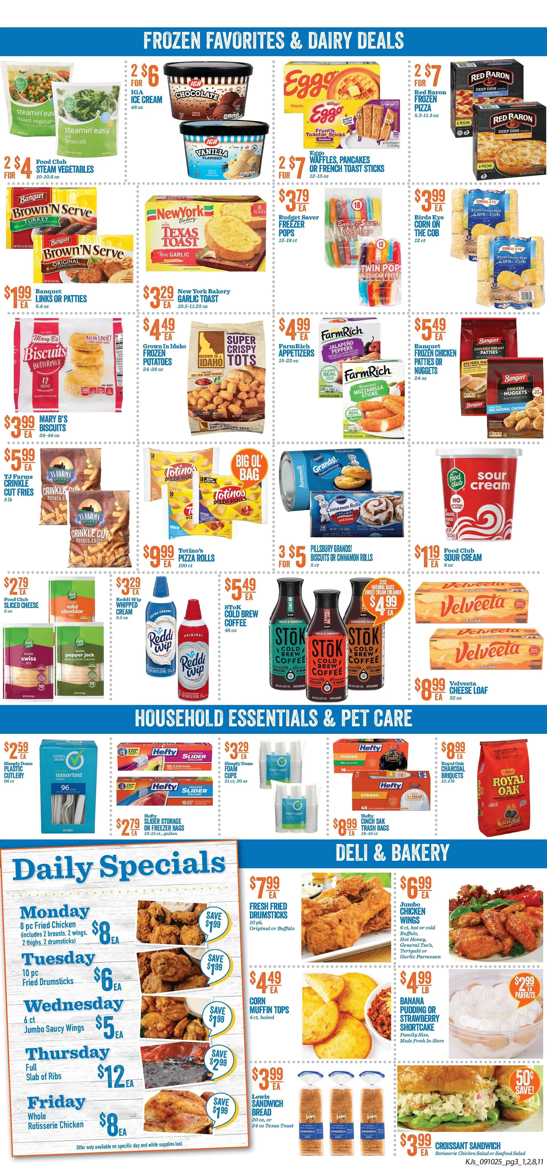 Weekly promotion KJ´s Market Sales spanning from September 10 to September 16 2025 - Page 3 for Catalogue 365