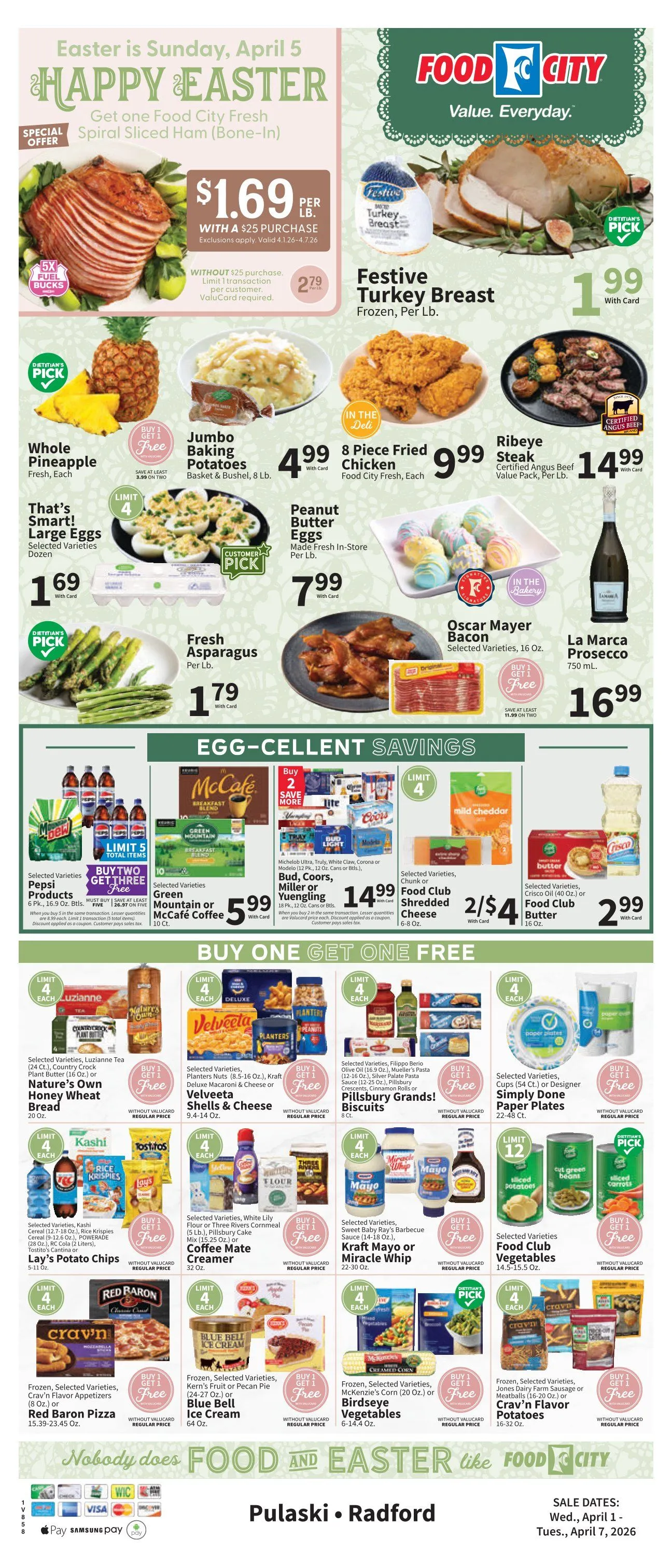 Weekly promotion  Food City Sales spanning from April 3 to April 5 2026 - Page 3 for Catalogue 365