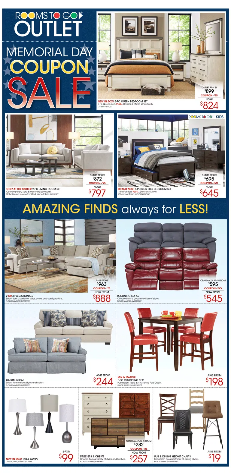 Weekly ad Rooms To Go Deals from May 16 to May 26 2025 - Page 2