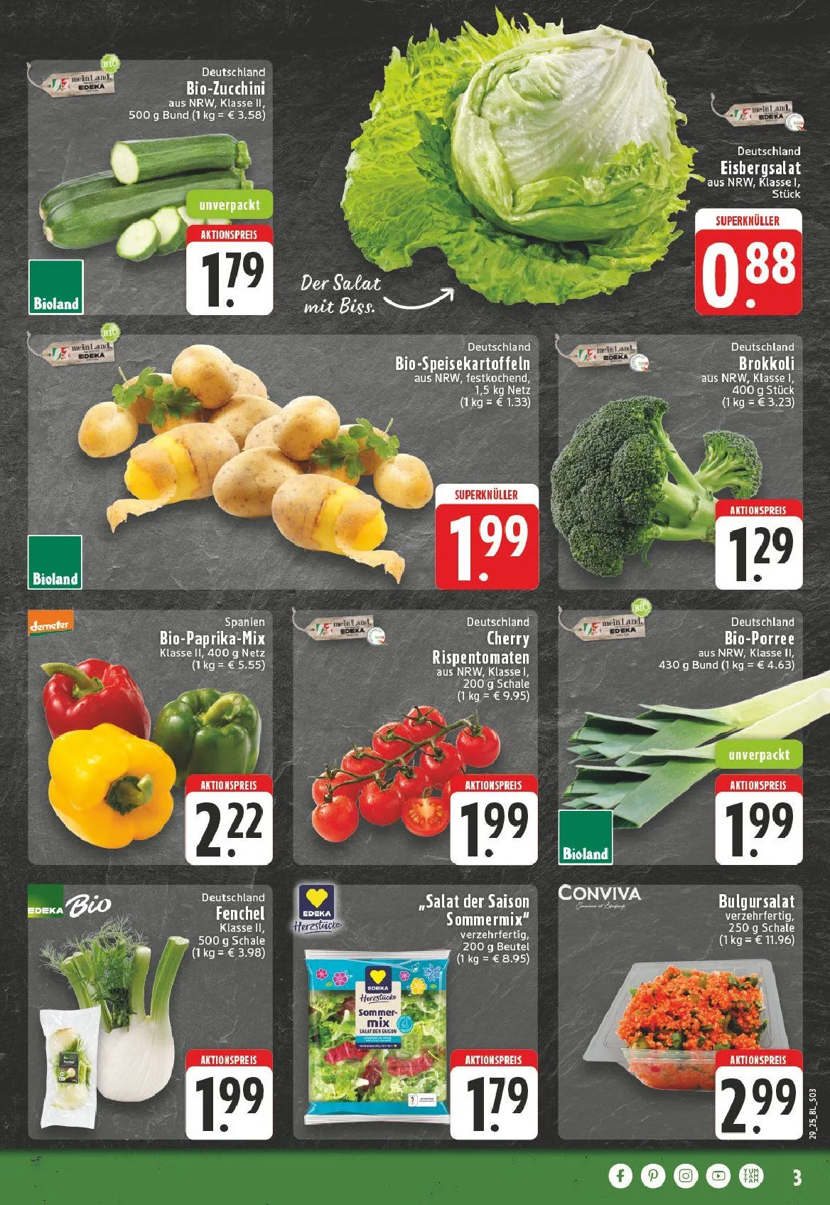 Edeka Prospekte - Aktuelle Angebote von 14. Juli bis 18. Juli 2025 - Prospekt seite 3