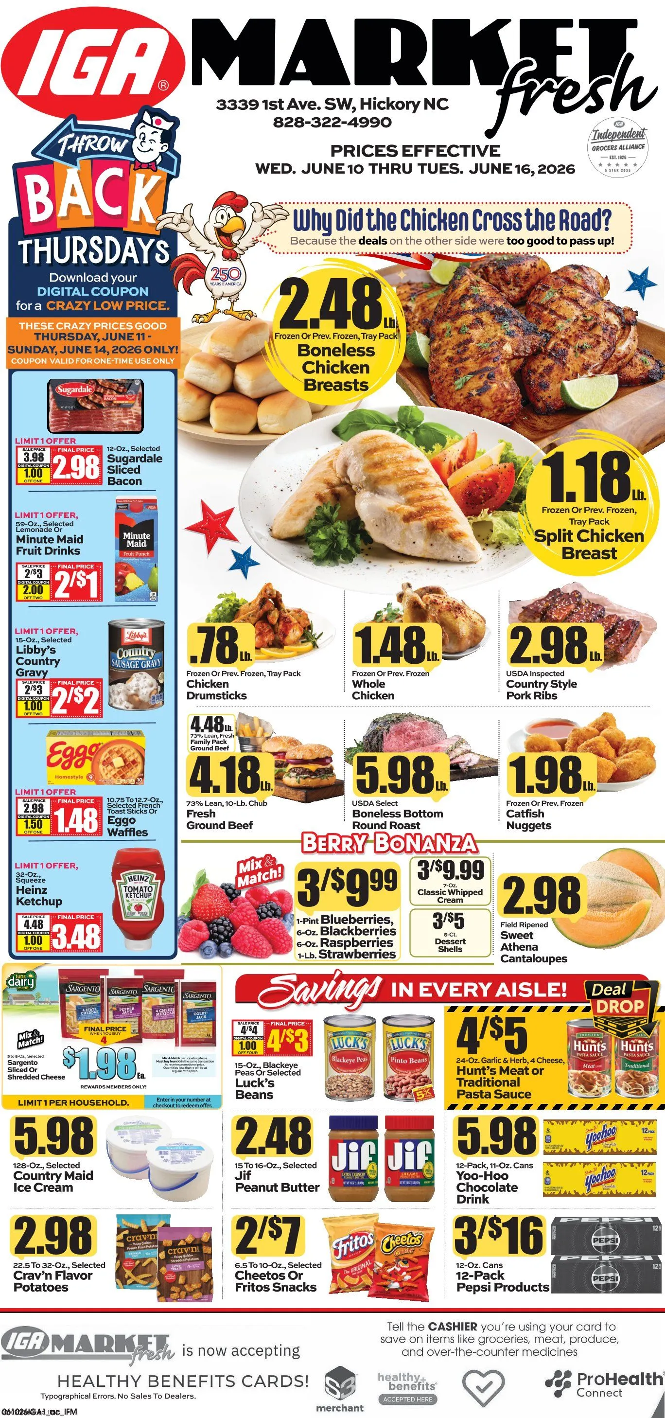 Weekly promotion IGA Sales spanning from June 10 to June 16 2026 - Page 1 for Catalogue 365