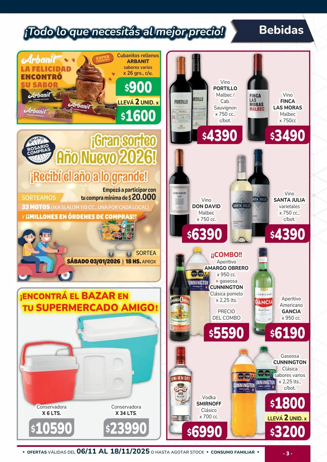Ofertas de Único Supermercados Ofertas 6 de noviembre al 25 de noviembre 2025 - Página 3 del catálogo