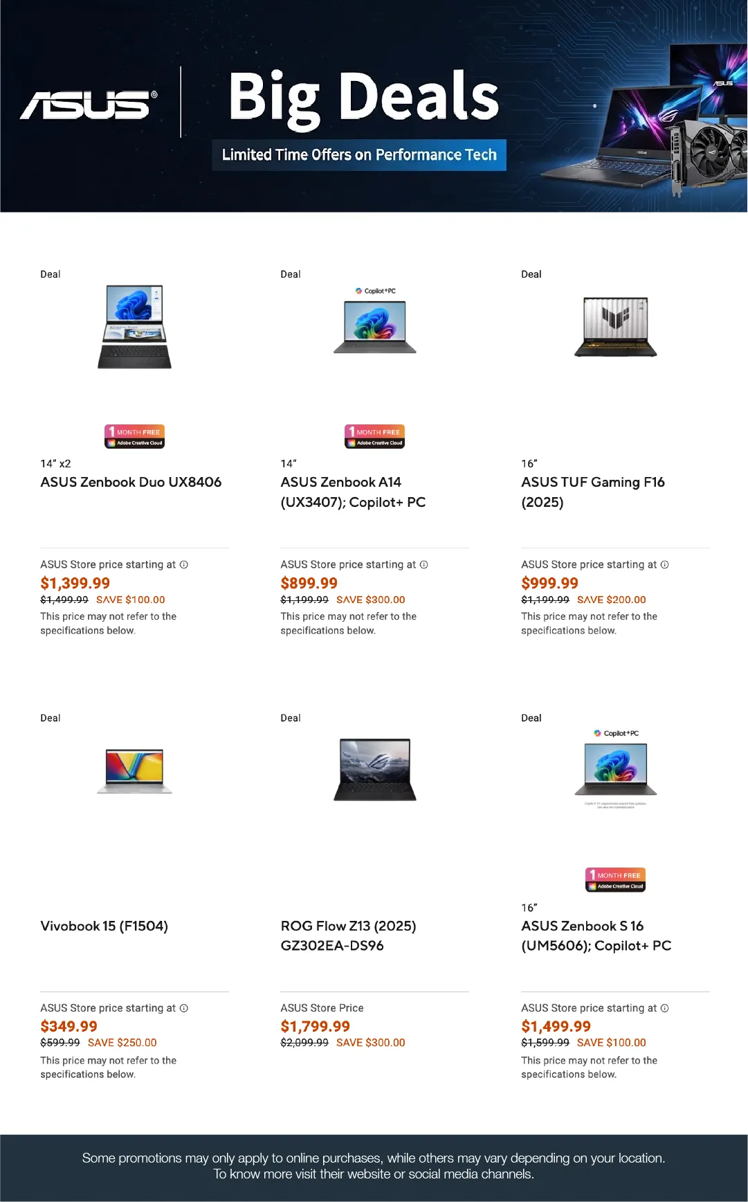 Weekly promotion Asus Sales spanning from November 19 to November 30 2025 - Page 2 for Catalogue 365