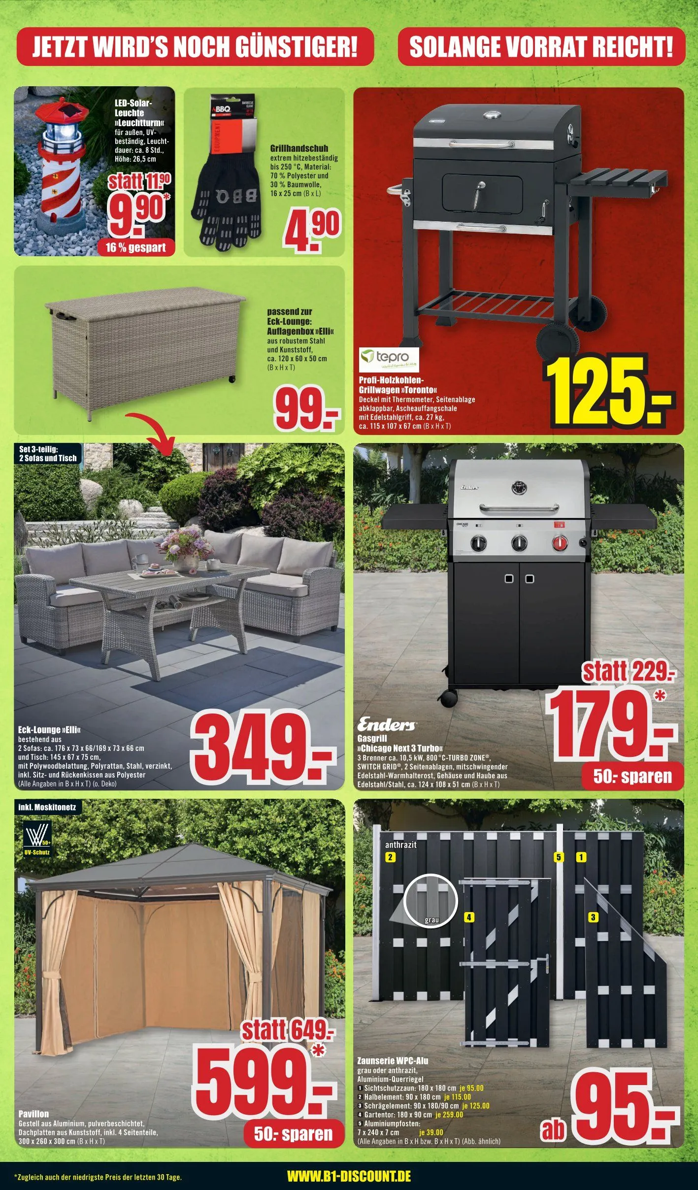 B1 Discount Baumarkt Prospekte von 26. April bis 5. Mai 2025 - Prospekt seite 3