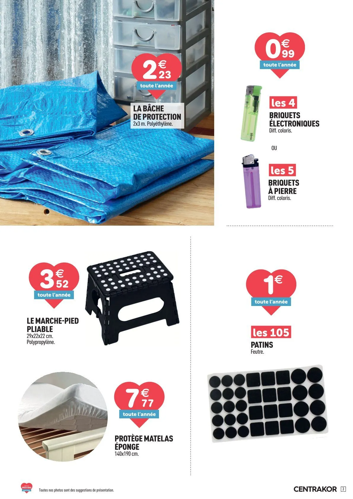 Centrakor  PRIX BAS du 30 juin au 31 décembre 2025 - Catalogue page 3