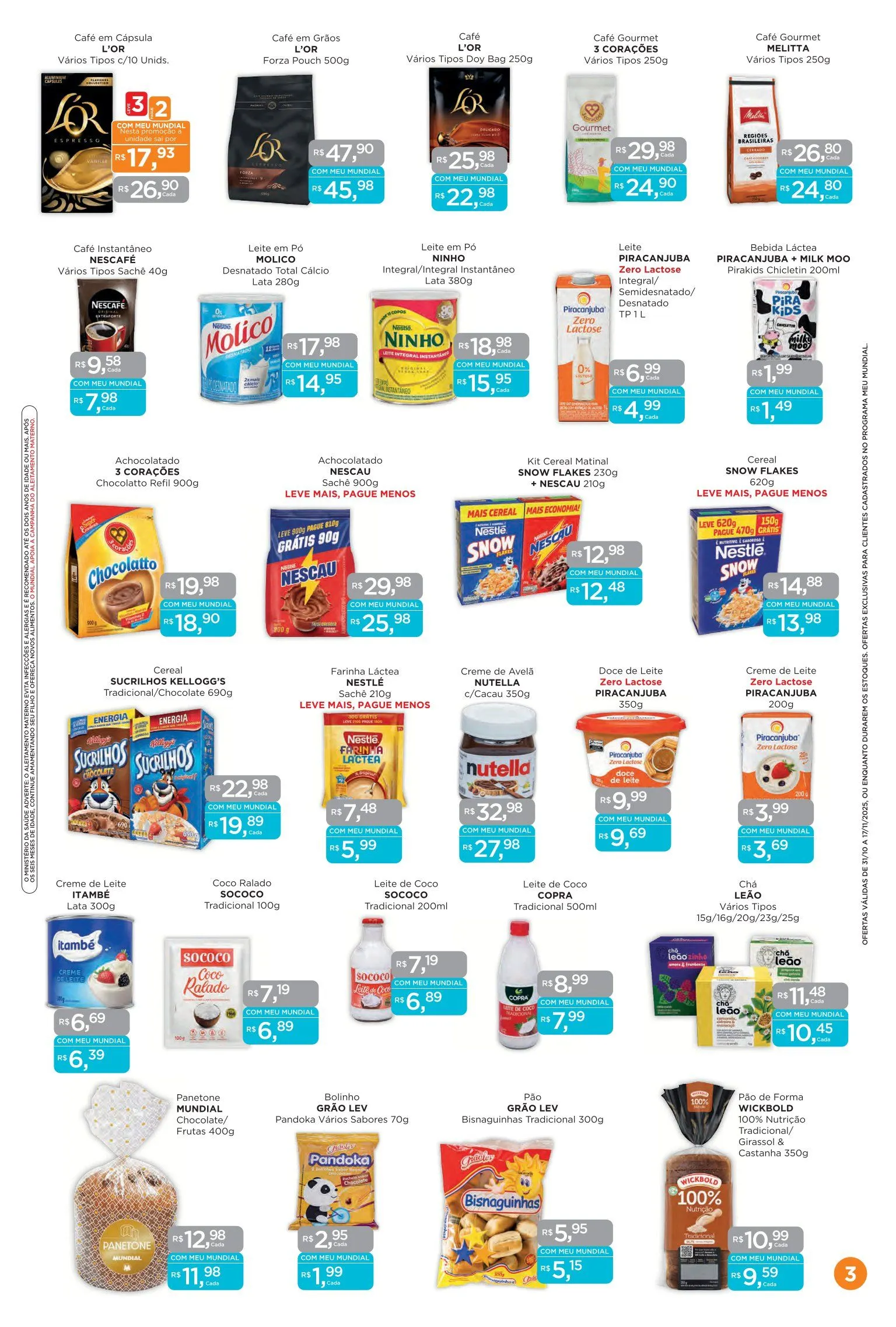 Encarte de Ofertas 1 de novembro até 17 de novembro 2025 - Pagina 3