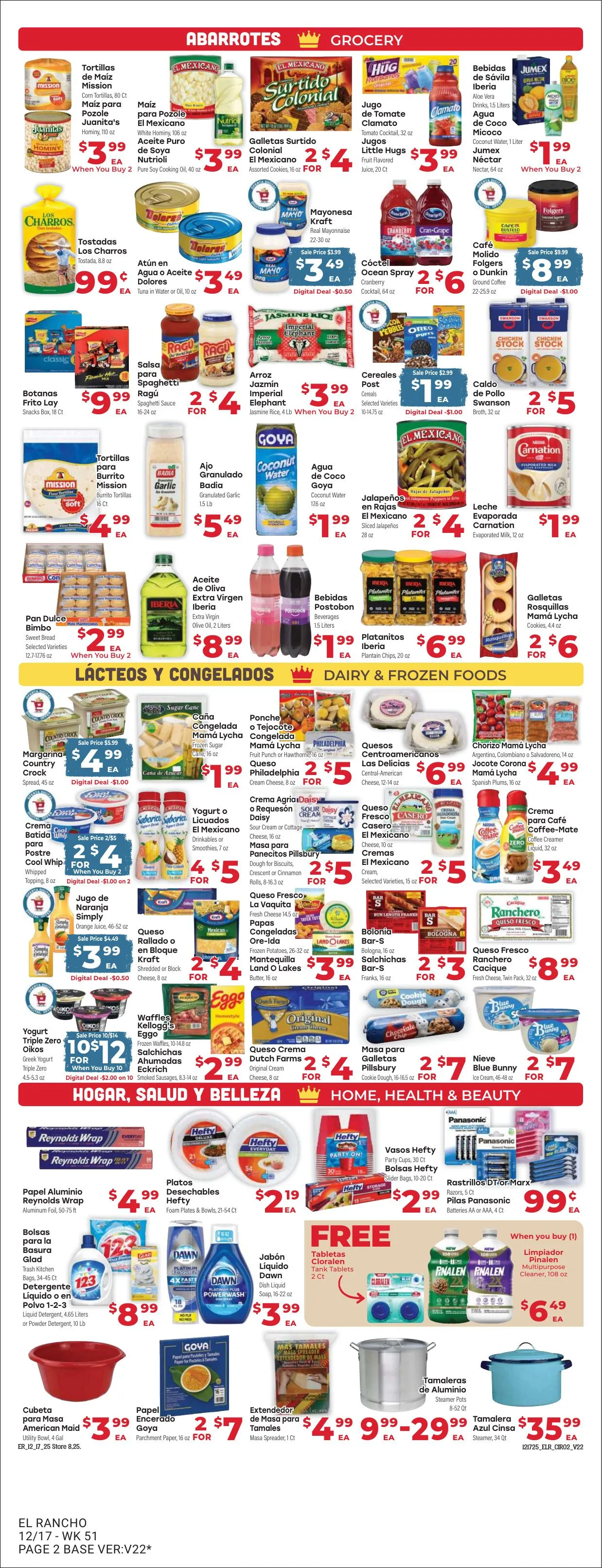 Weekly ad El Rancho Sales from December 17 to December 25 2025 - Page 2