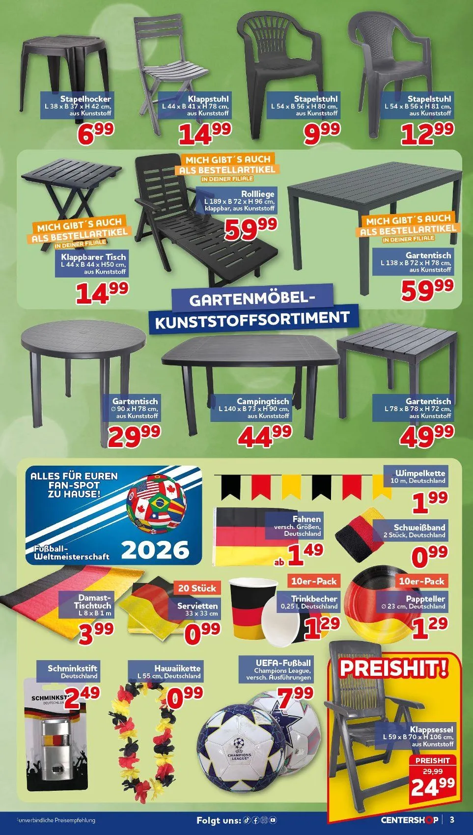 CENTERSHOP Angebote von 18. Mai bis 23. Mai 2026 - Prospekt seite 3