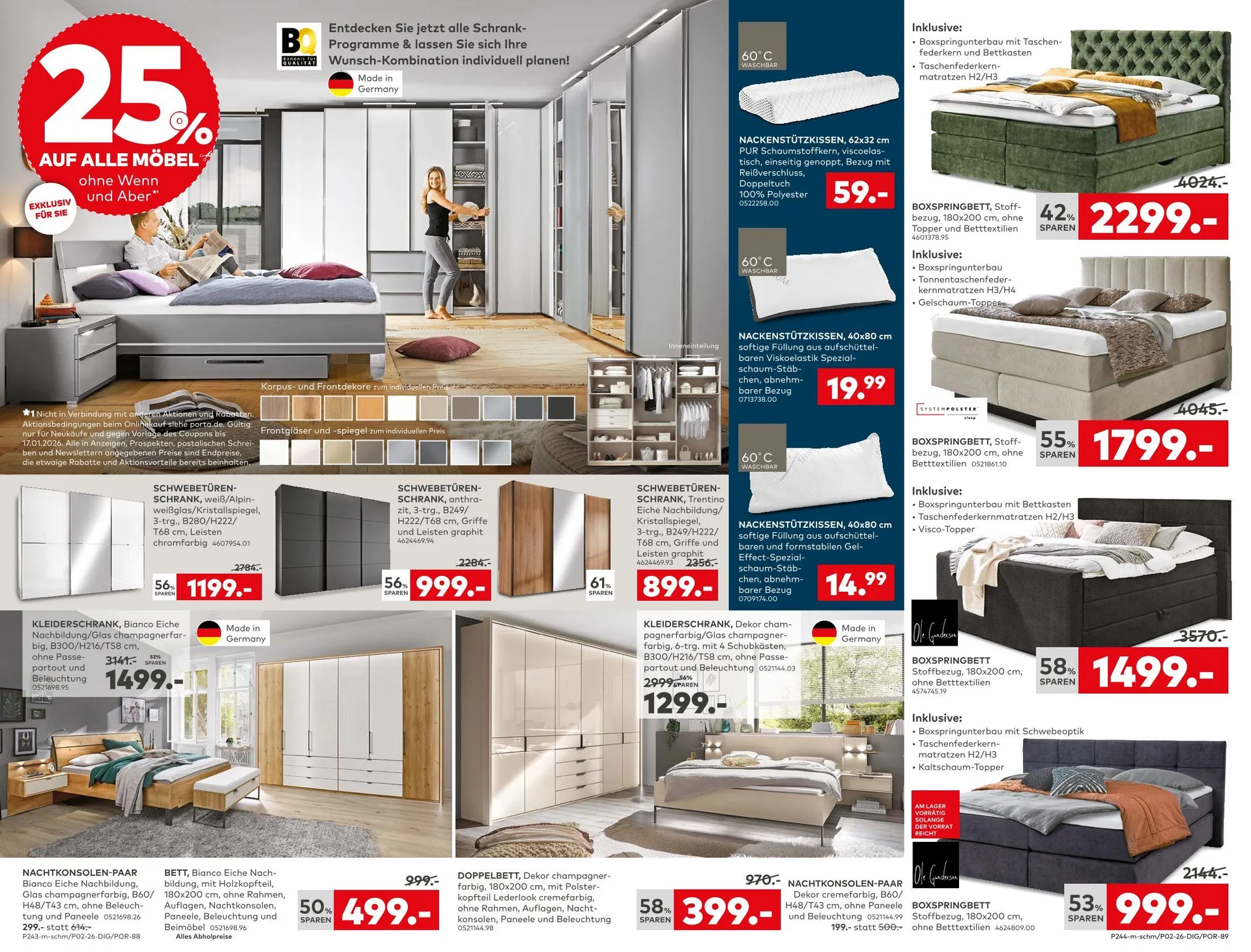 Porta Möbel Angebote von 12. Januar bis 17. Januar 2026 - Prospekt seite 3