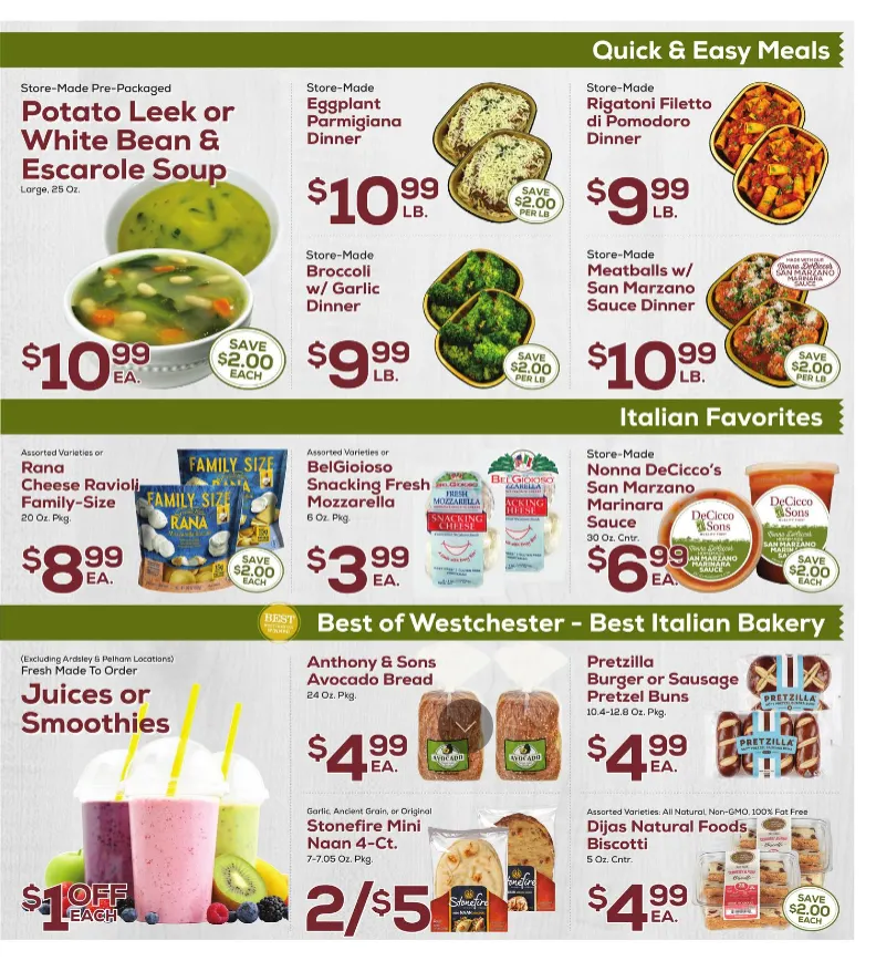 Weekly ad DeCicco & Sons Sales from January 2 to January 8 2026 - Page 3