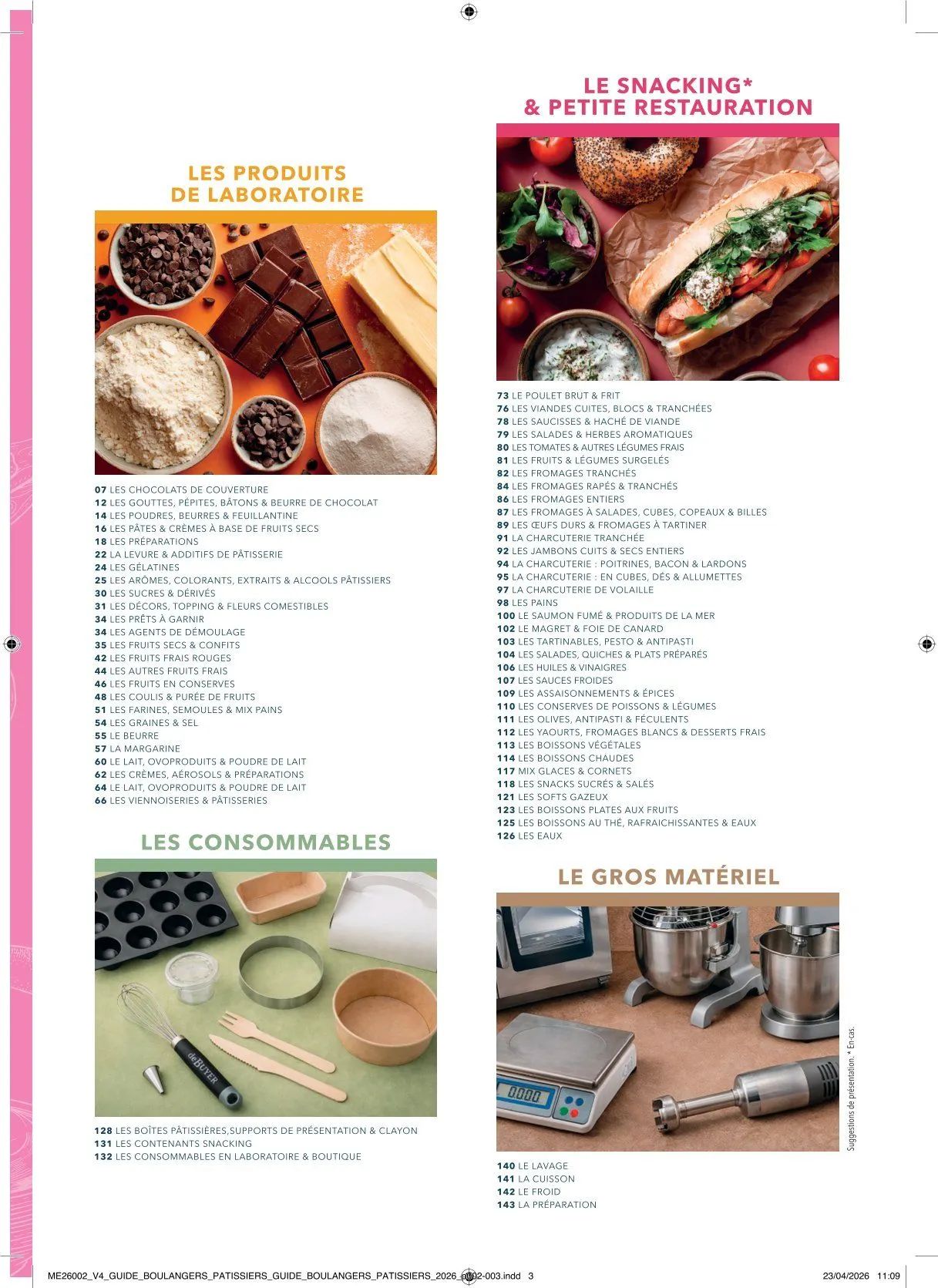 CATALOGUE du 29 avril au 31 mai 2026 - Catalogue page 3