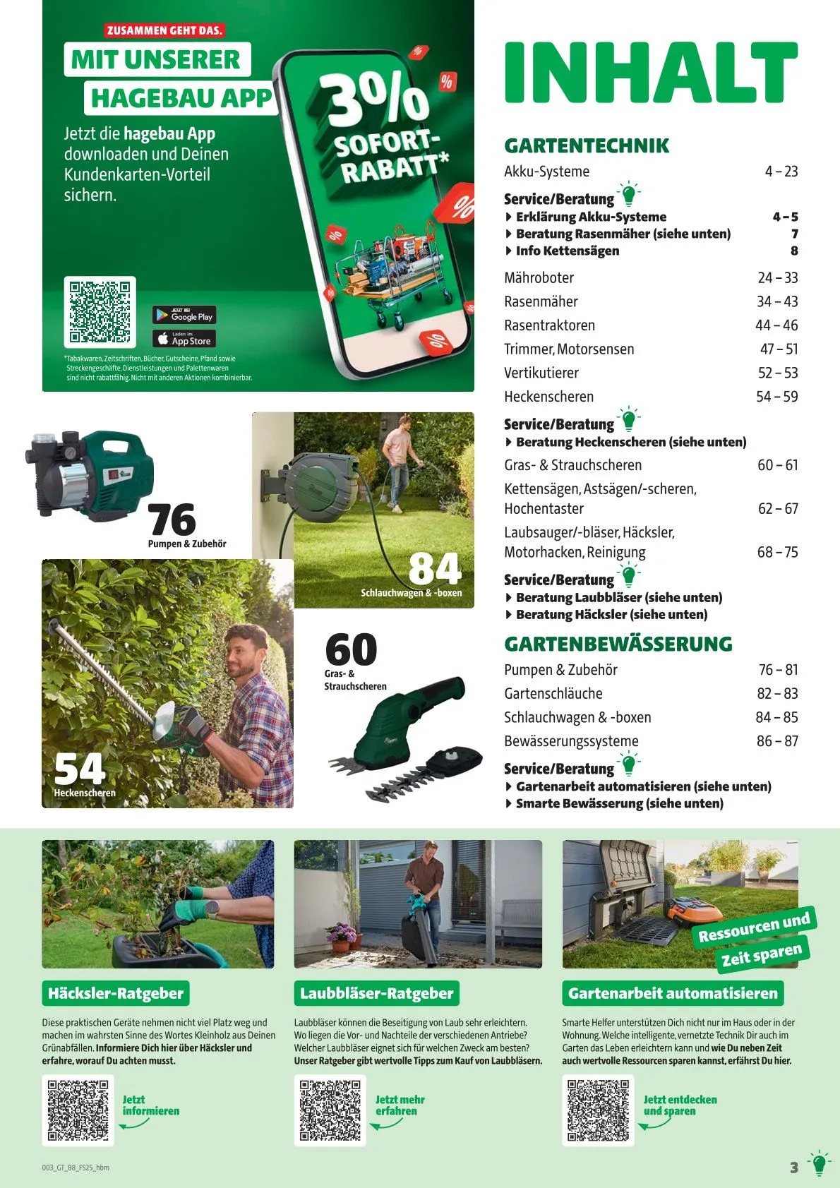 Hagebau Prospekt von 21. Mai bis 31. Dezember 2025 - Prospekt seite 3