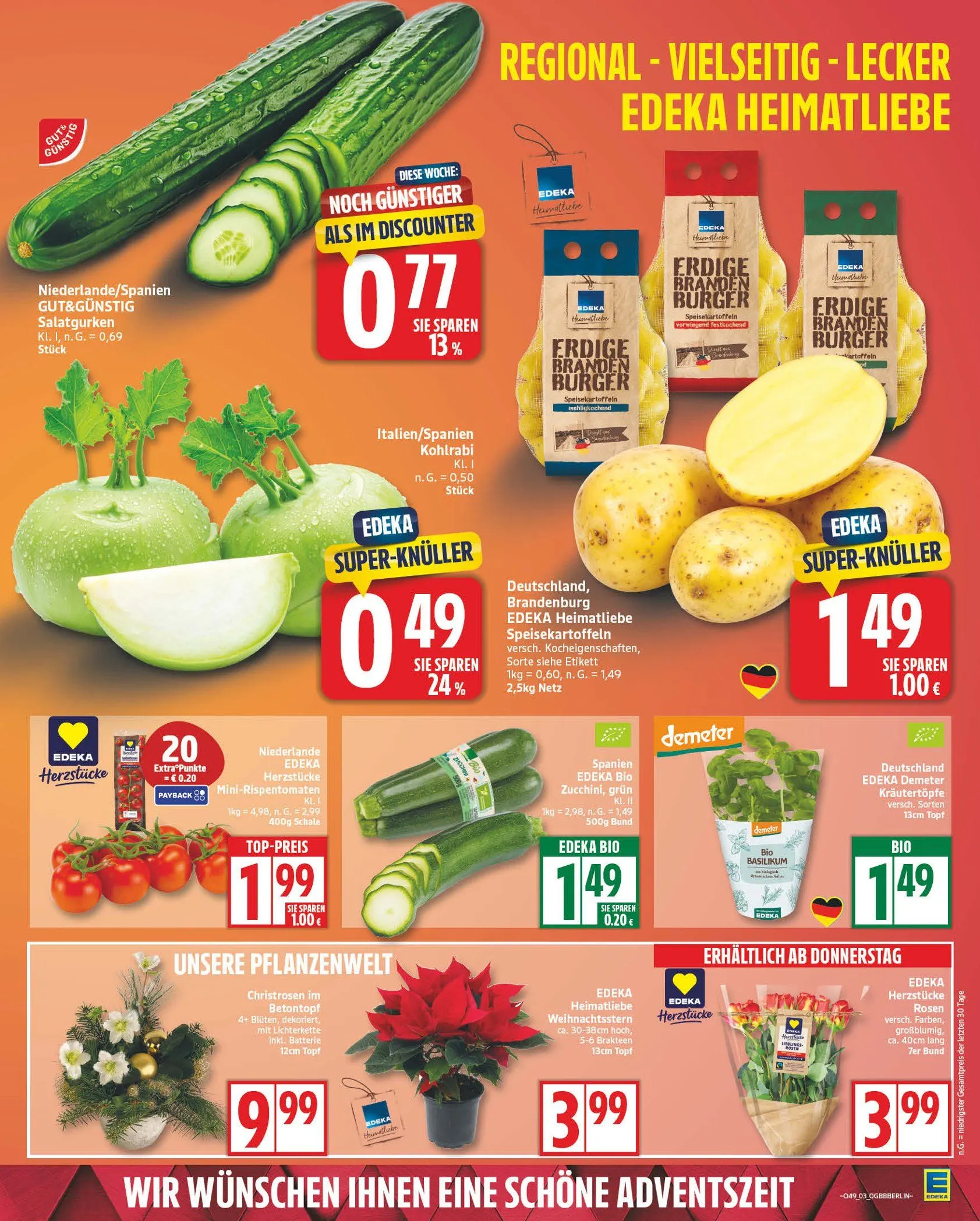 Edeka Sales von 1. Dezember bis 6. Dezember 2025 - Prospekt seite 3