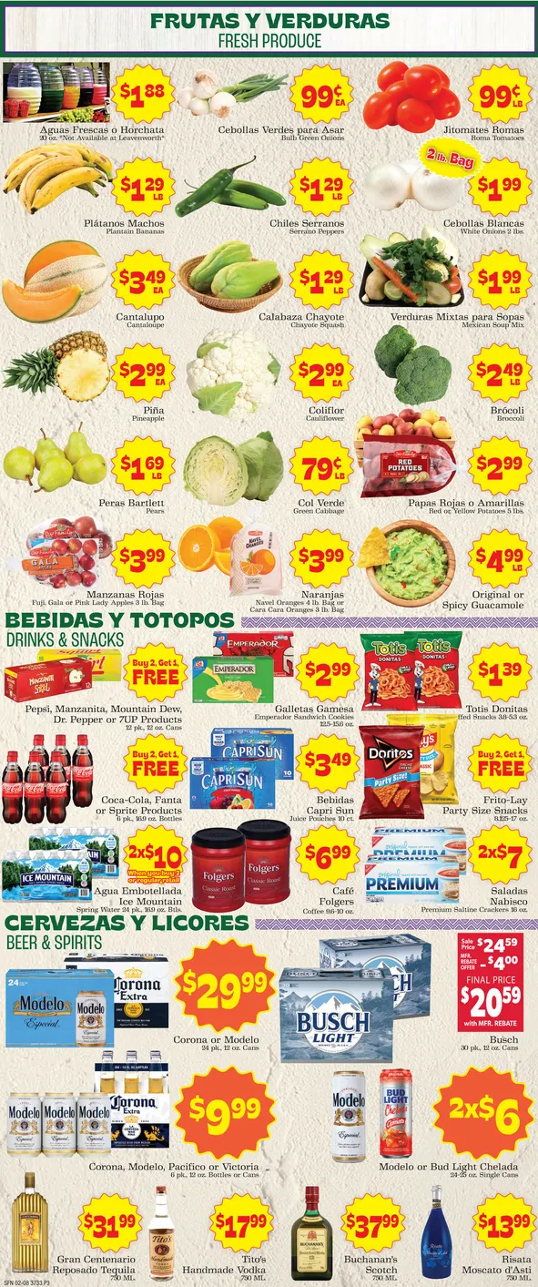 Weekly ad Supermercado Nuestra Familia Sales from February 8 to February 14 2026 - Page 3