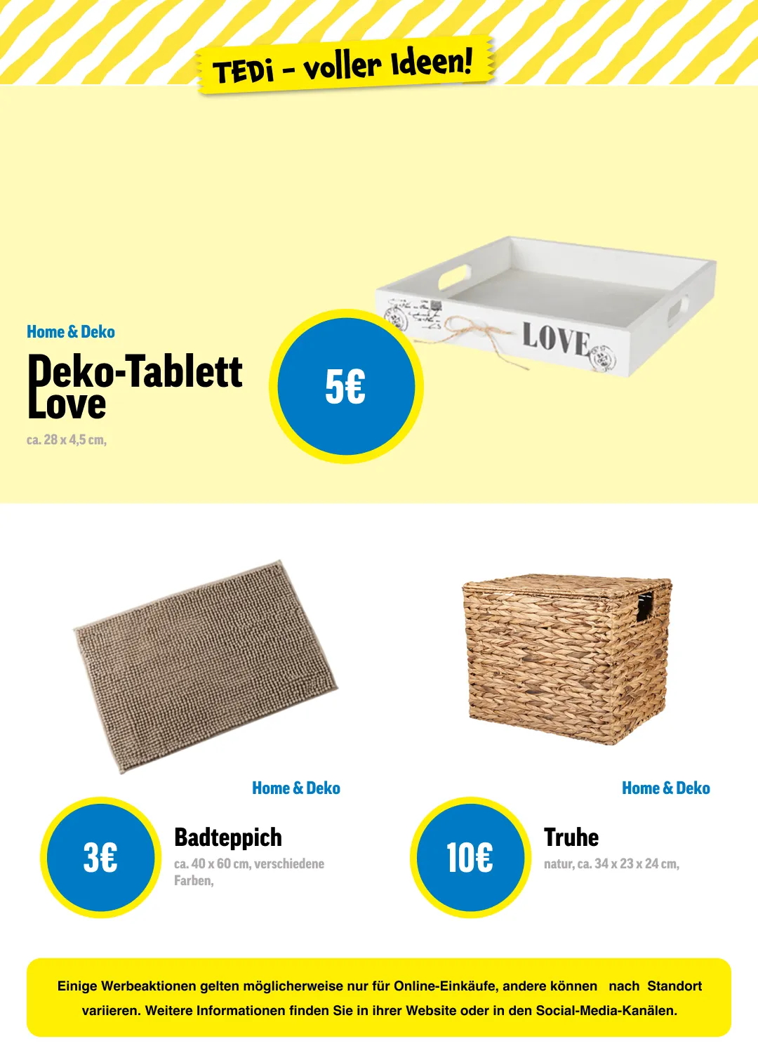 TEDI Angebote von 9. Januar bis 31. Januar 2026 - Prospekt seite 3