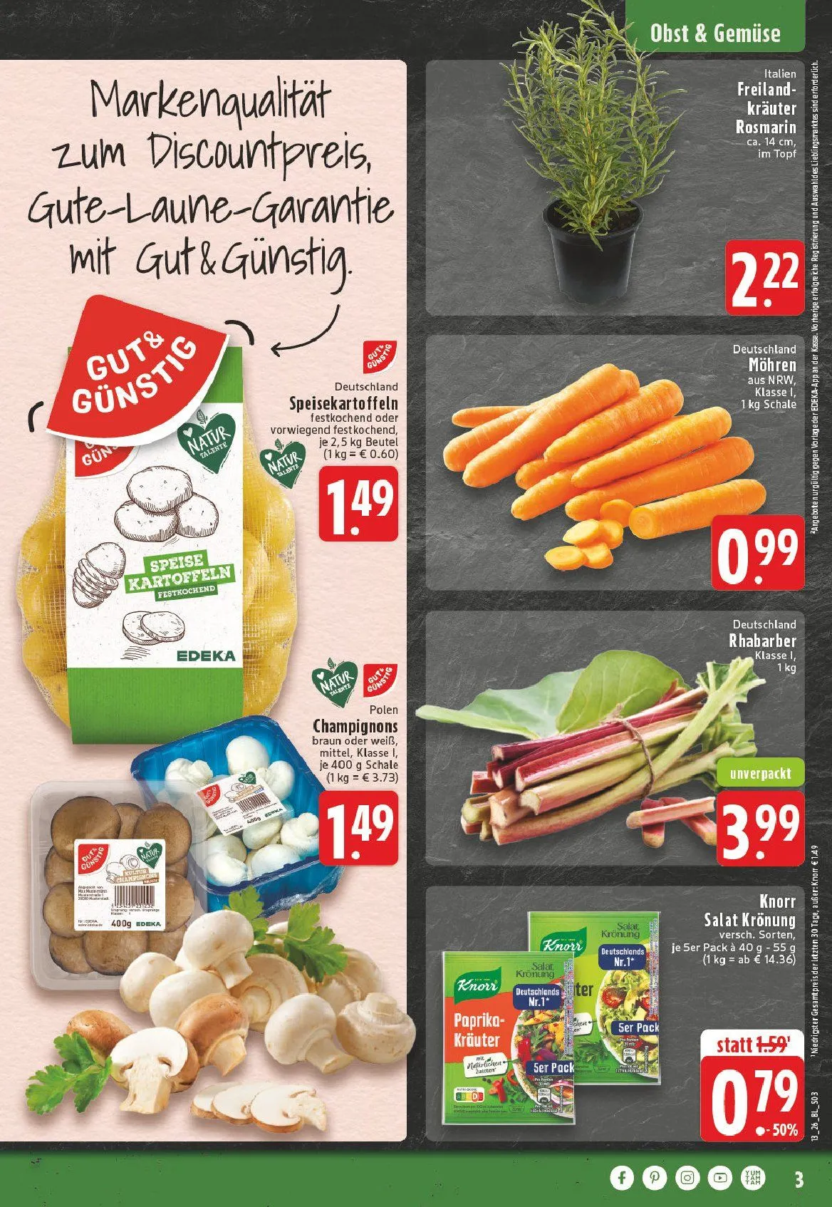 Edeka Prospekte von 23. März bis 28. März 2026 - Prospekt seite 3