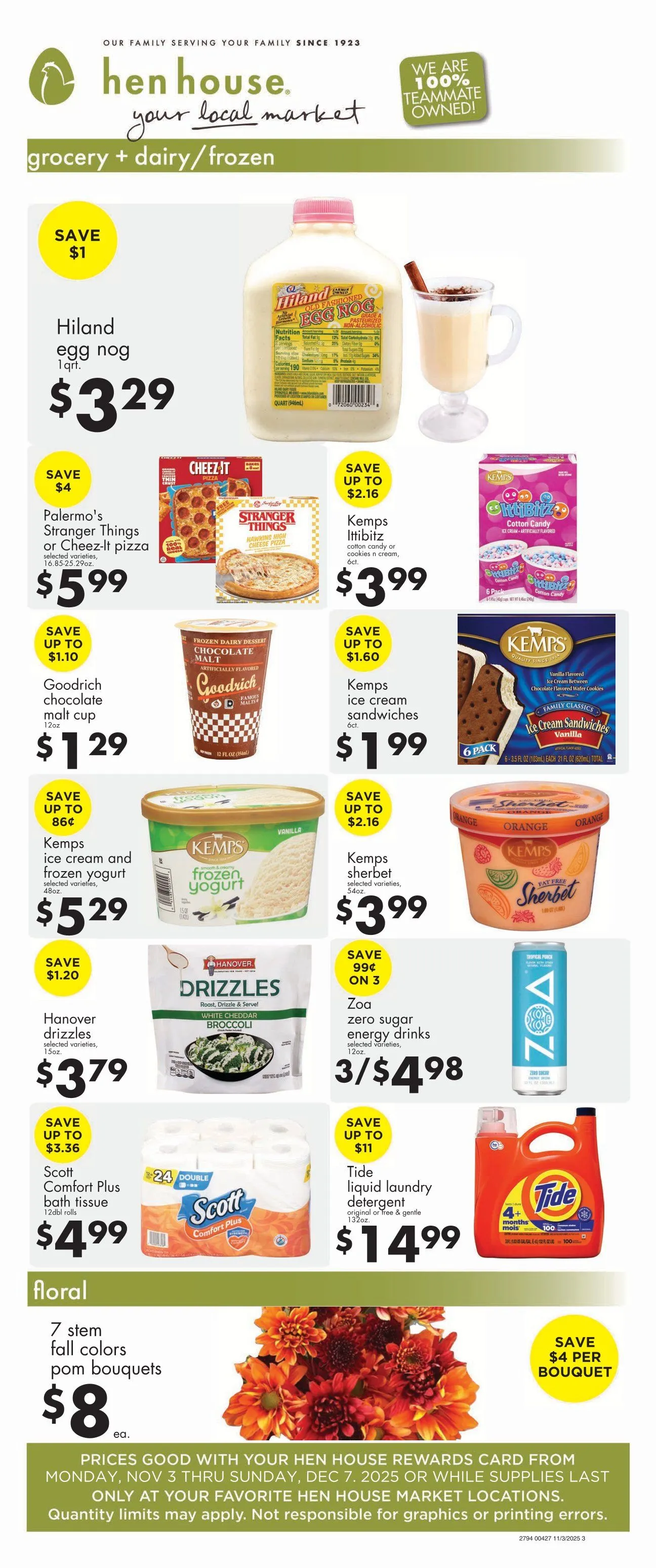 Weekly ad Hen House Sales from November 3 to December 7 2025 - Page 3