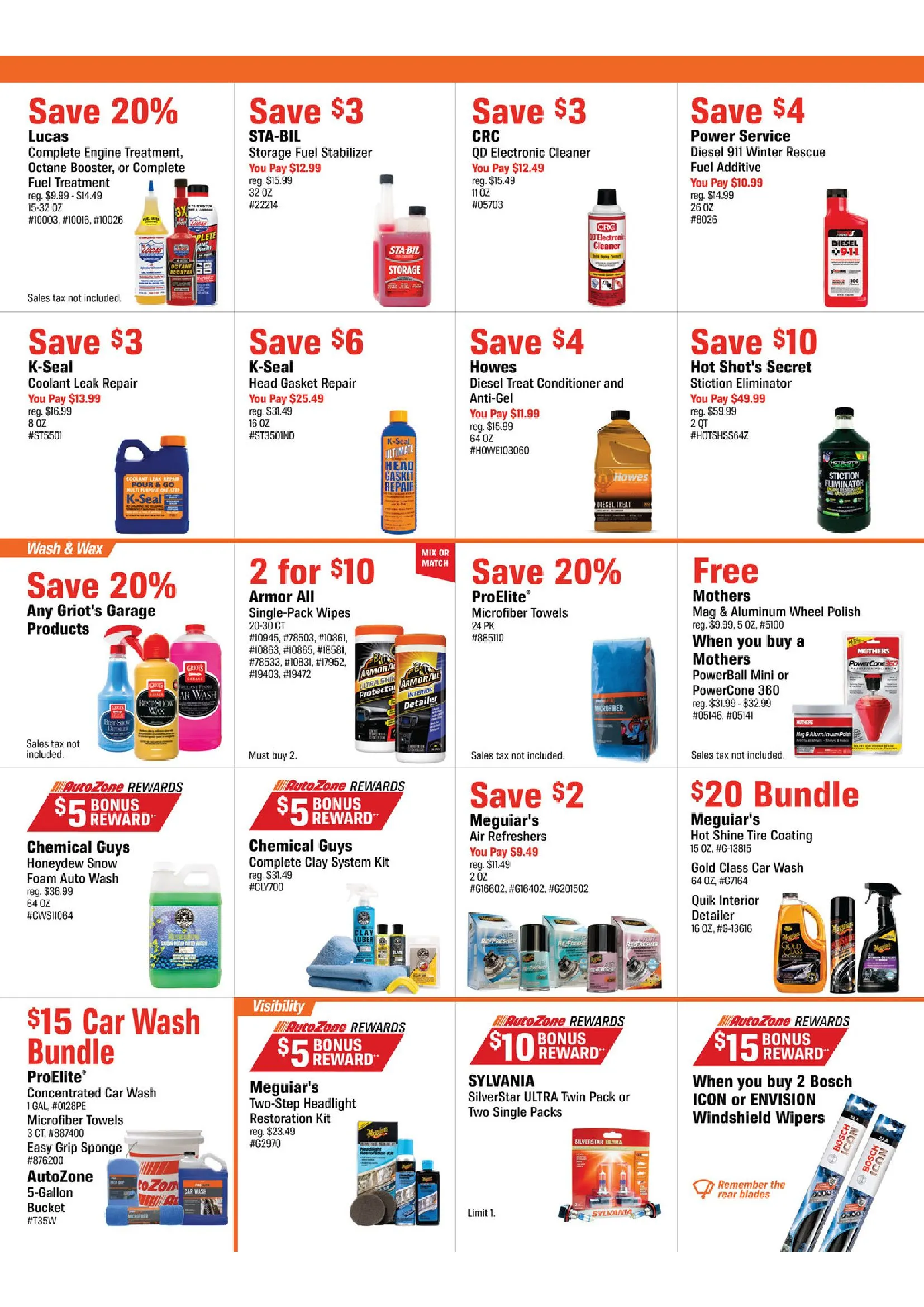 Weekly promotion Autozone Sales spanning from November 18 to November 29 2025 - Page 3 for Catalogue 365