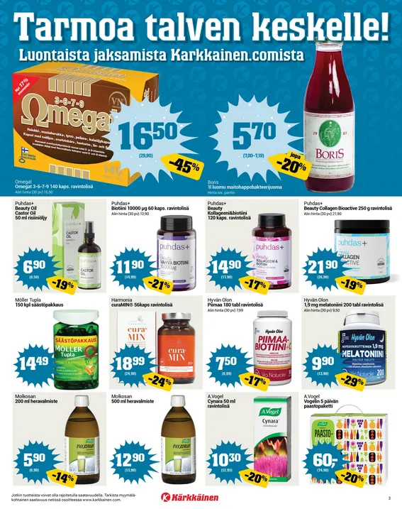 Kärkkäinen voimassa alkaen 21. tammikuuta - 3. helmikuuta 2026 - Tarjouslehti sivu 3