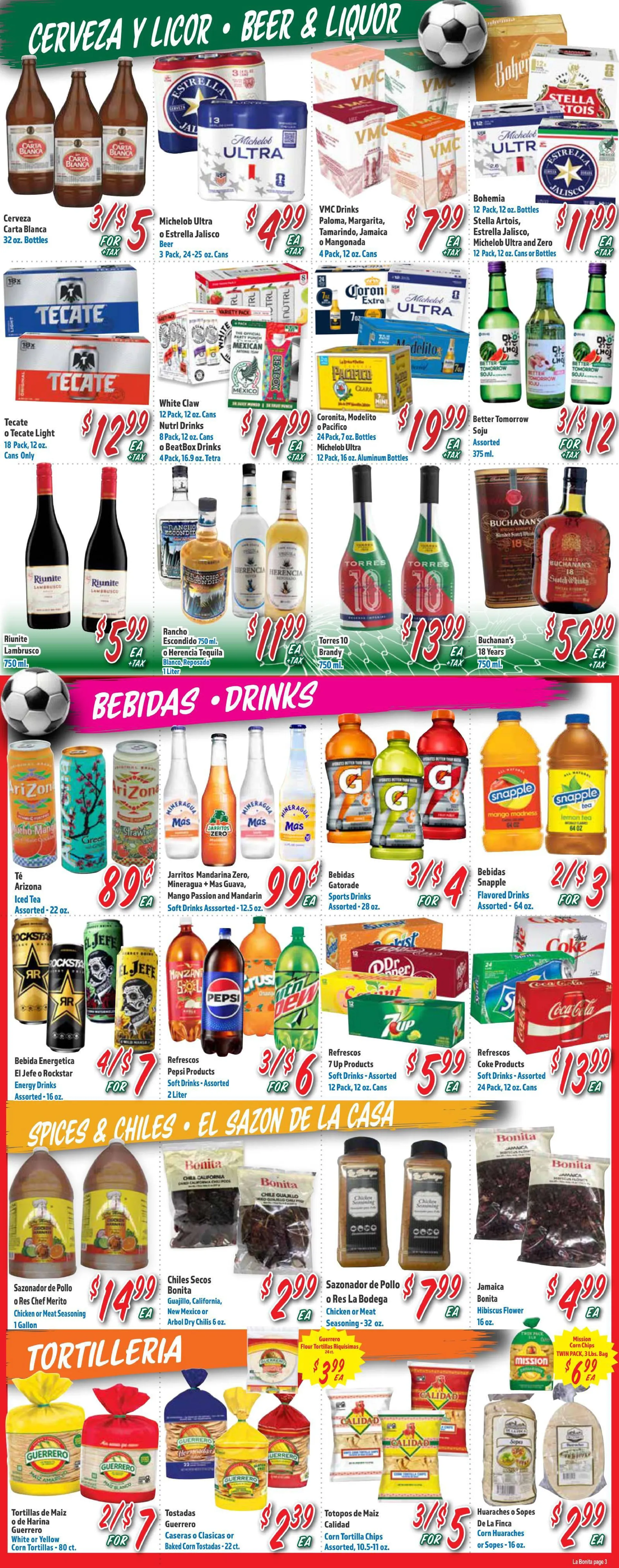 Weekly ad La Bonita Supermarkets Sales from June 24 to June 30 2026 - Page 3