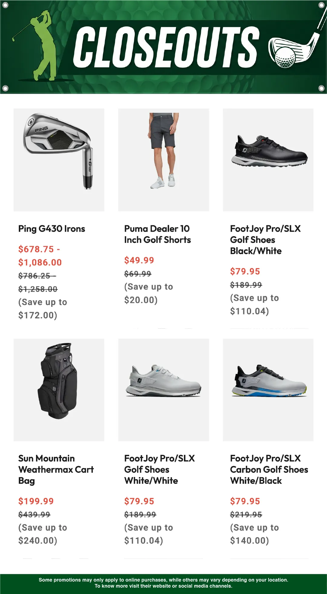 Weekly ad Golf Discount  Sales from March 5 to March 25 2026 - Page 2