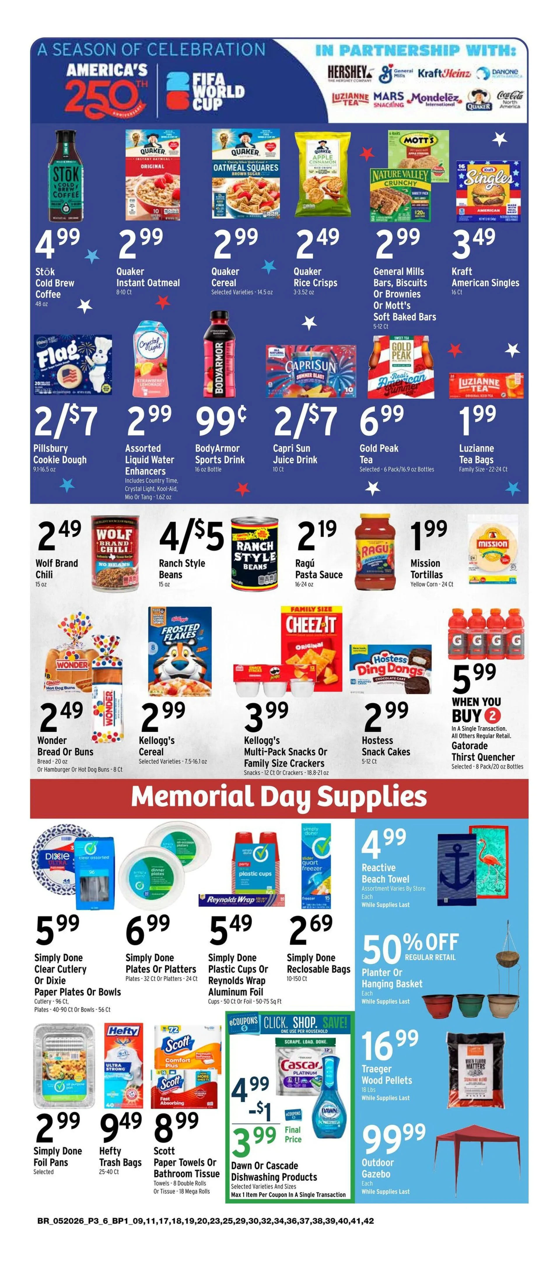 Weekly promotion Brookshires Sales spanning from May 22 to May 26 2026 - Page 3 for Catalogue 365