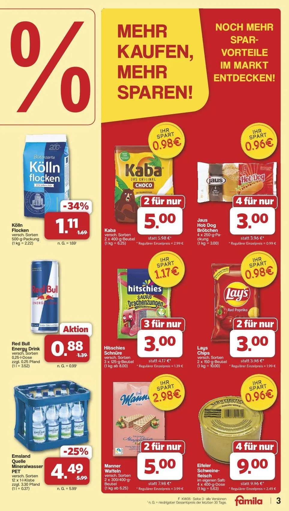  Famila Prospekte  von 2. Februar bis 7. Februar 2026 - Prospekt seite 3