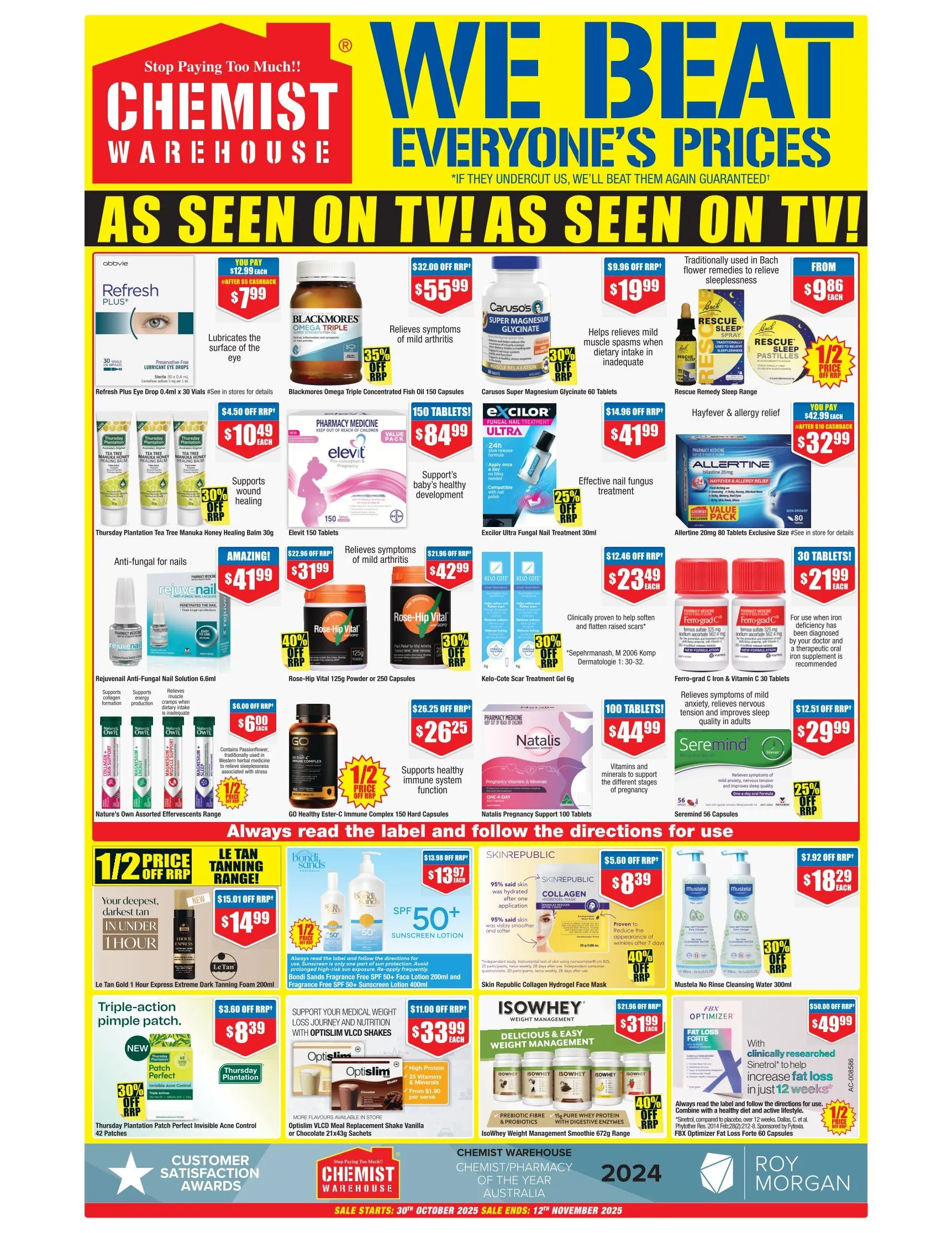Catalogue Chemist Warehouse - Catalogue valid from 30 October to 12 November 2025 - page 3