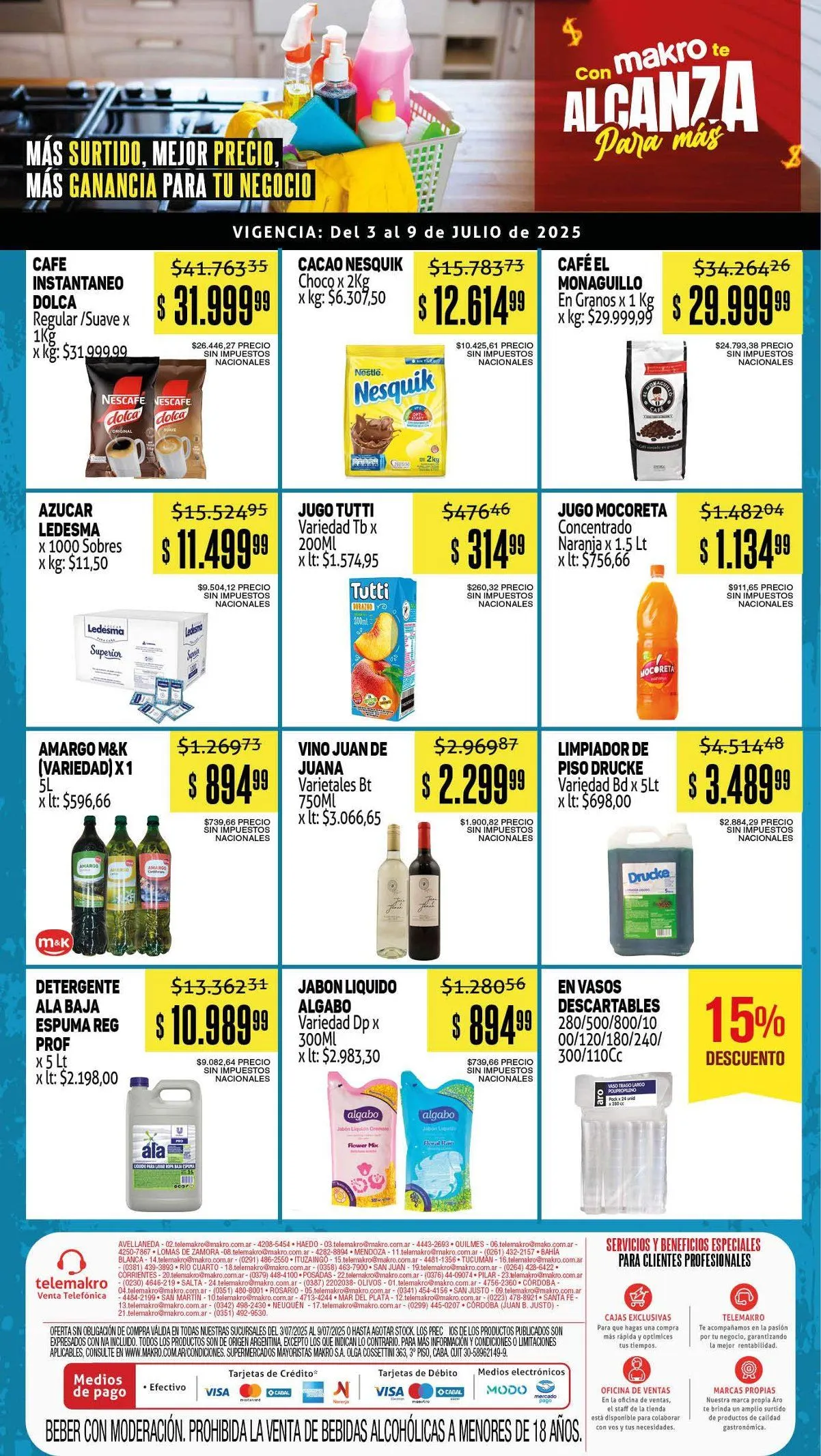 Ofertas de Ofertas Makro Sales 3 de julio al 9 de julio 2025 - Página 3 del catálogo