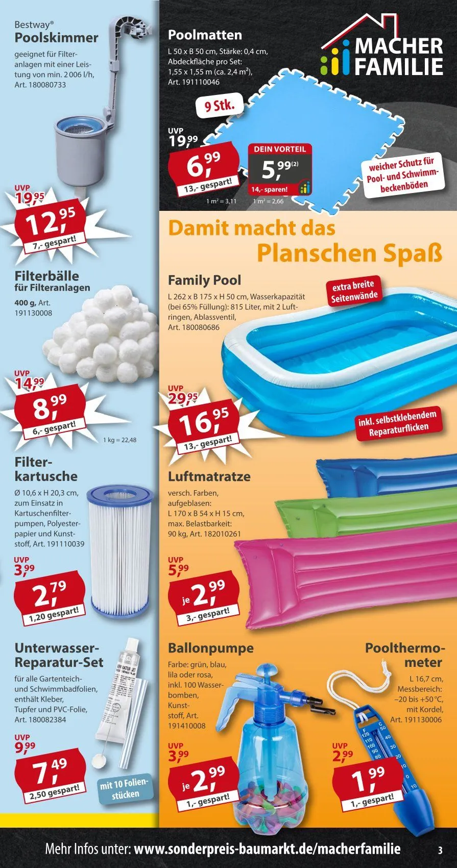 Sonderpreis-Baumarkt Angebote von 9. Mai bis 15. Mai 2026 - Prospekt seite 3