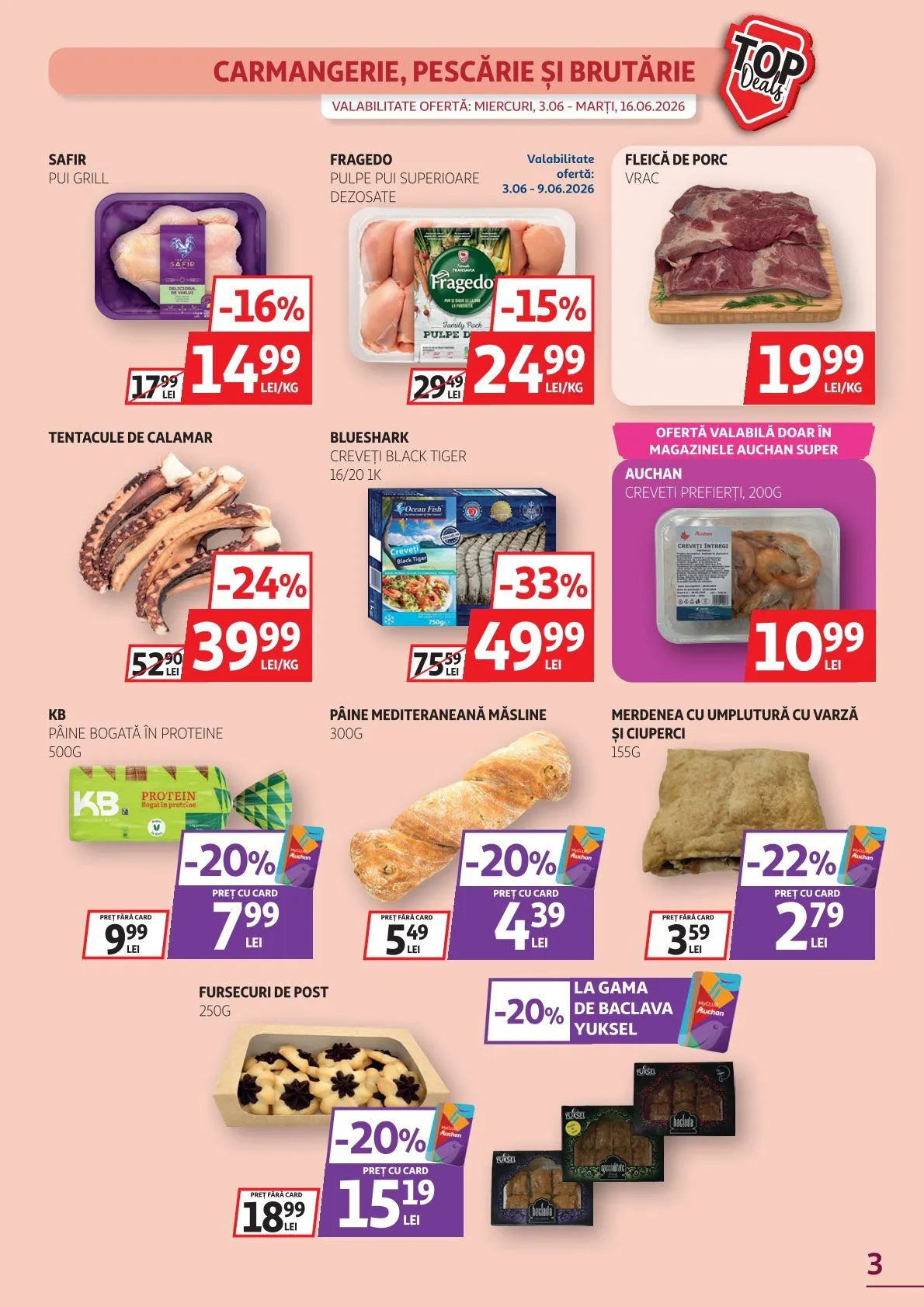 Catalog Auchan de la 3 iunie până la 16 iunie 2026 - Revista Pagina 3