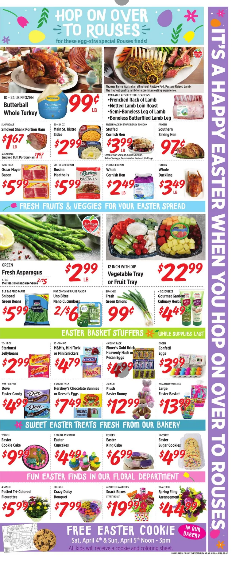 Weekly promotion  Rouses Markets Sales spanning from April 1 to April 8 2026 - Page 3 for Catalogue 365