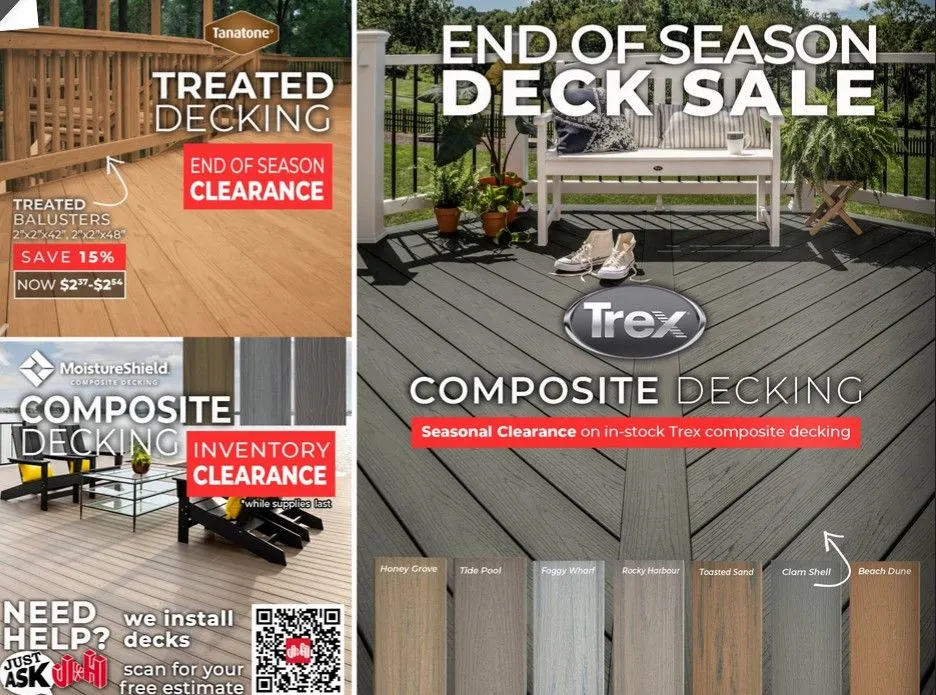 J&H Builder's Warehouse Sales from August 1 to August 20 2025 - flyer page 2