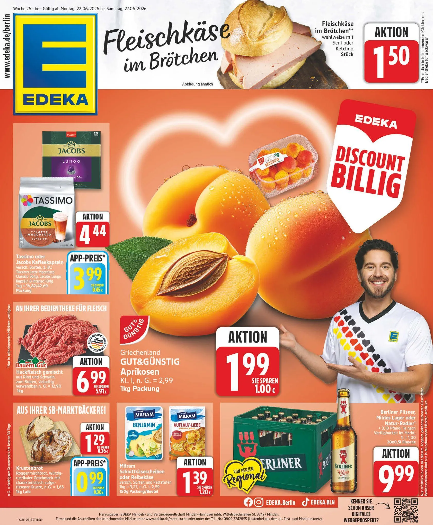 Edeka Angebote von 22. Juni bis 27. Juni 2026 - Prospekt seite 3