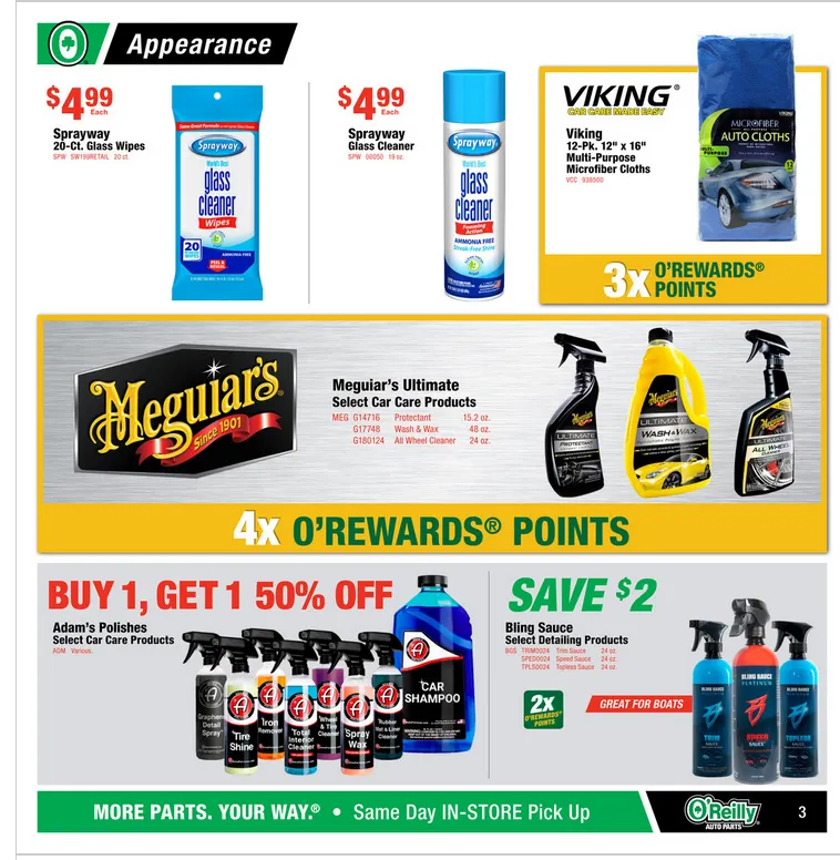 Weekly ad  O'Reilly Auto Parts Sales from April 29 to May 26 2026 - Page 3