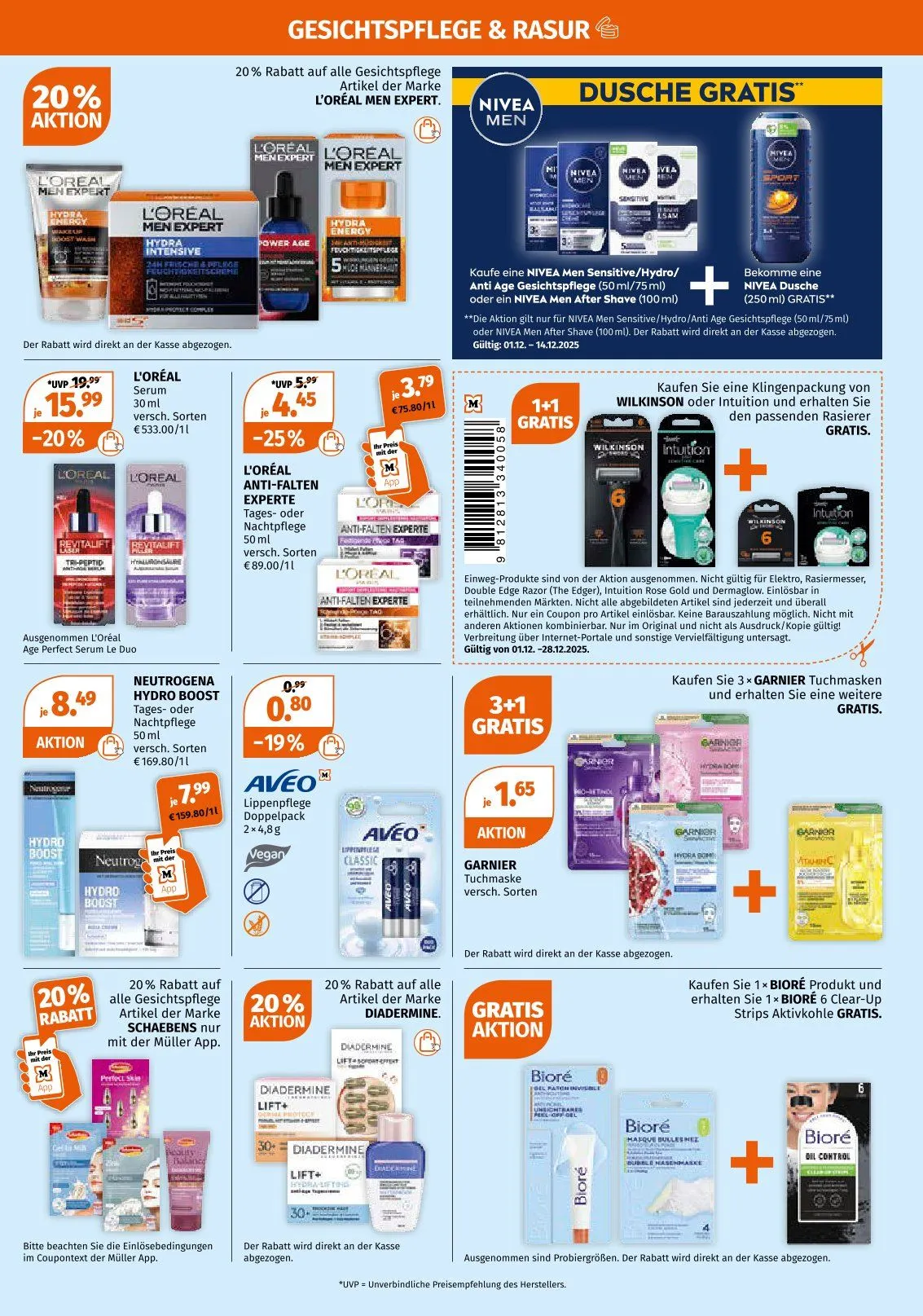 Müller Angebote von 1. Dezember bis 6. Dezember 2025 - Prospekt seite 3