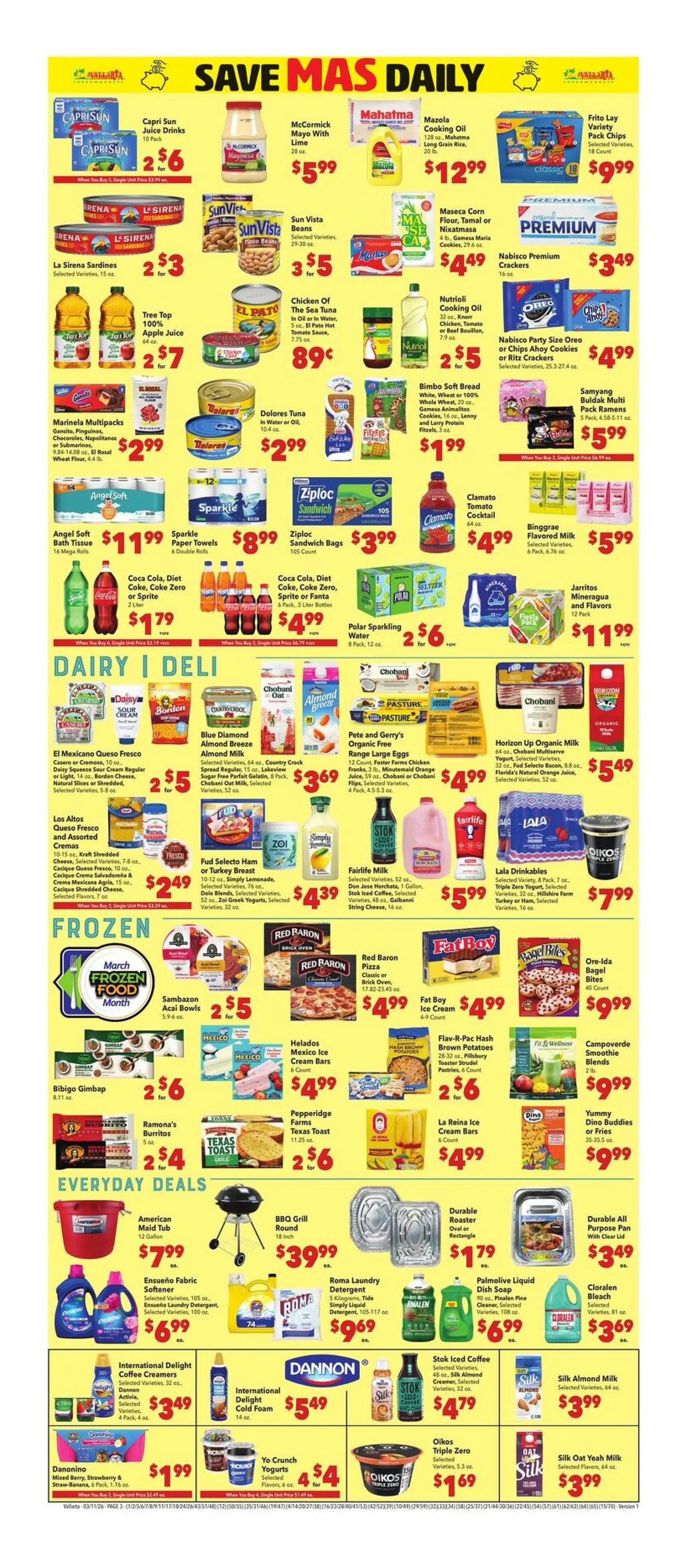 Weekly ad Vallarta weekly ads from March 11 to March 17 2026 - Page 3