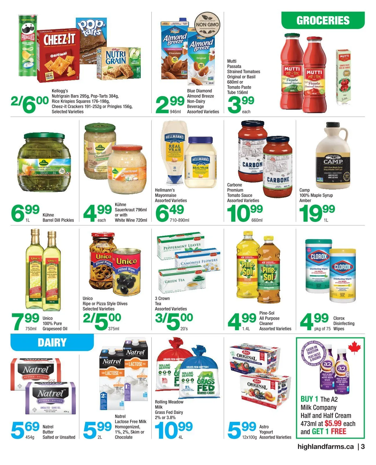 Highland Farms Sales from October 30 to November 12 2025 - flyer page 3