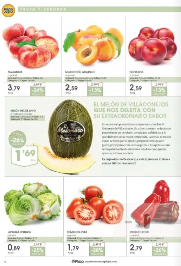 Catálogo de Supermercados Plaza Ofertas 26 de junio al 9 de julio 2025 - Página 2