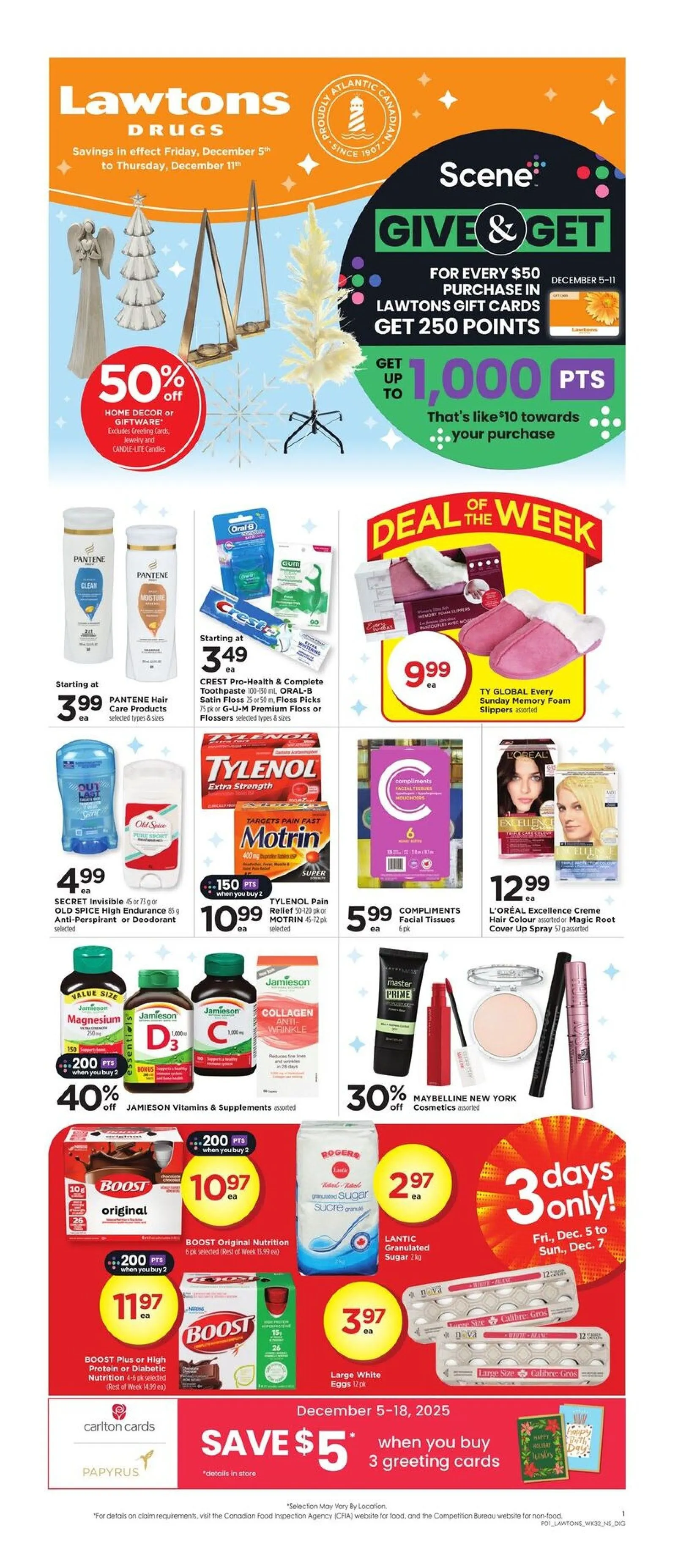 Lawtons Drugs Sales from December 5 to December 11 2025 - flyer page 3