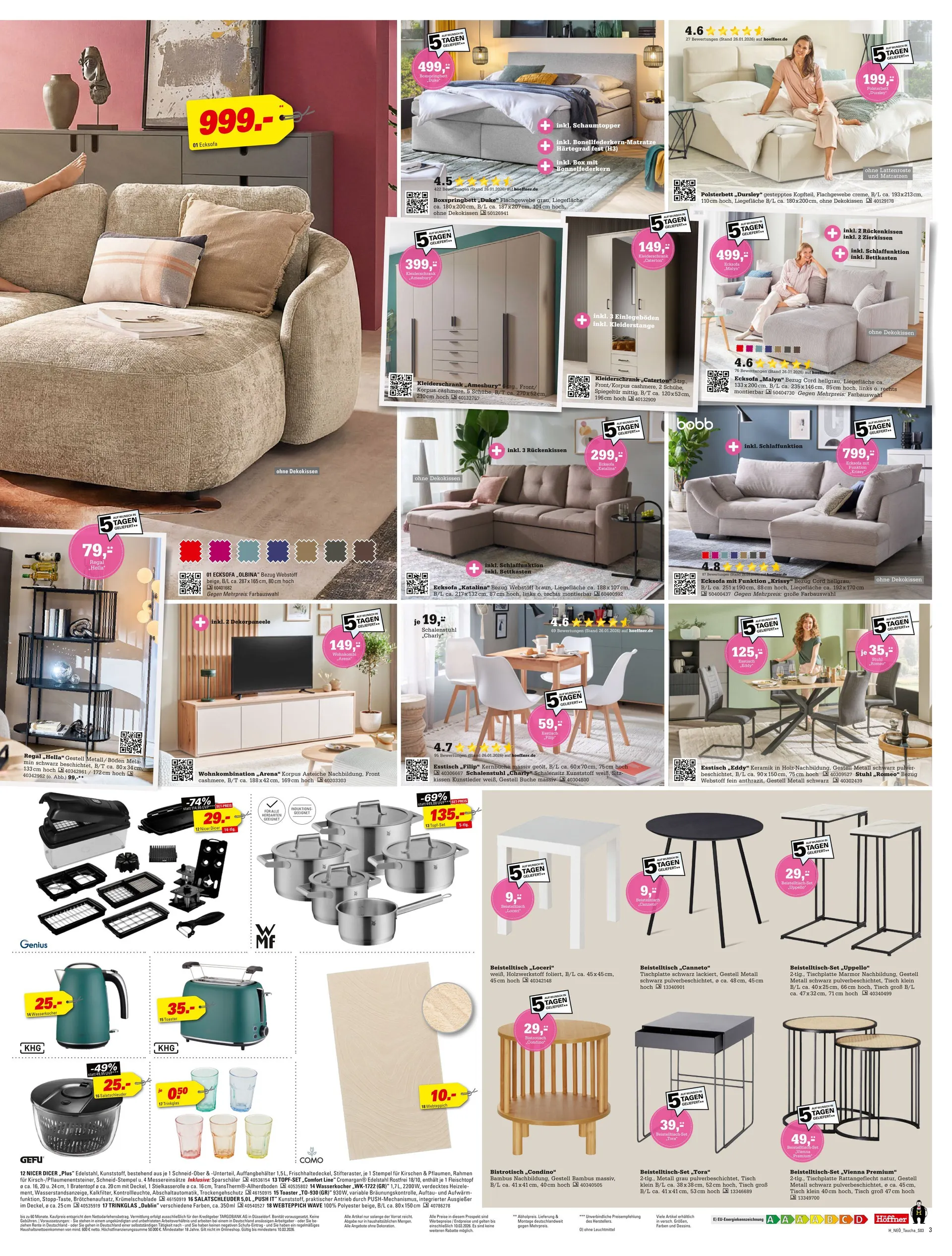  Höffner Angebote von 25. Februar bis 10. März 2026 - Prospekt seite 3