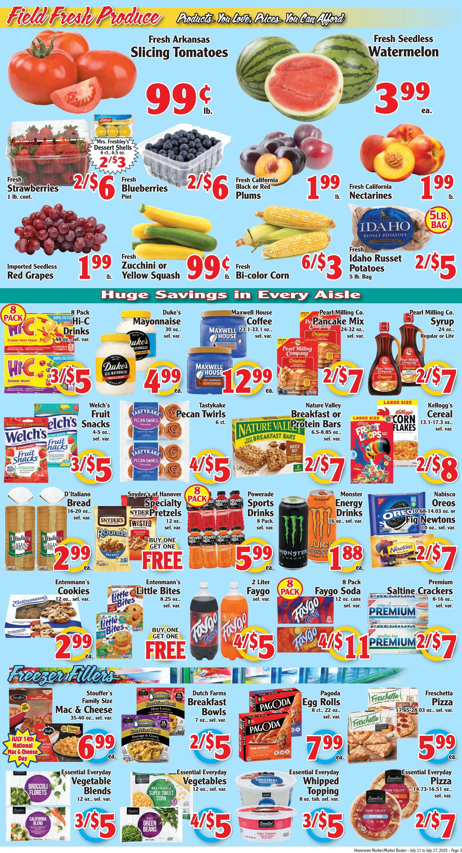 Weekly ad Hometown Market Sales from July 11 to July 17 2025 - Page 3