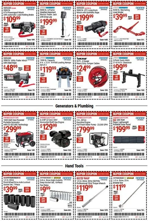 Weekly ad Harbor Freigh Sales from July 28 to August 17 2025 - Page 2