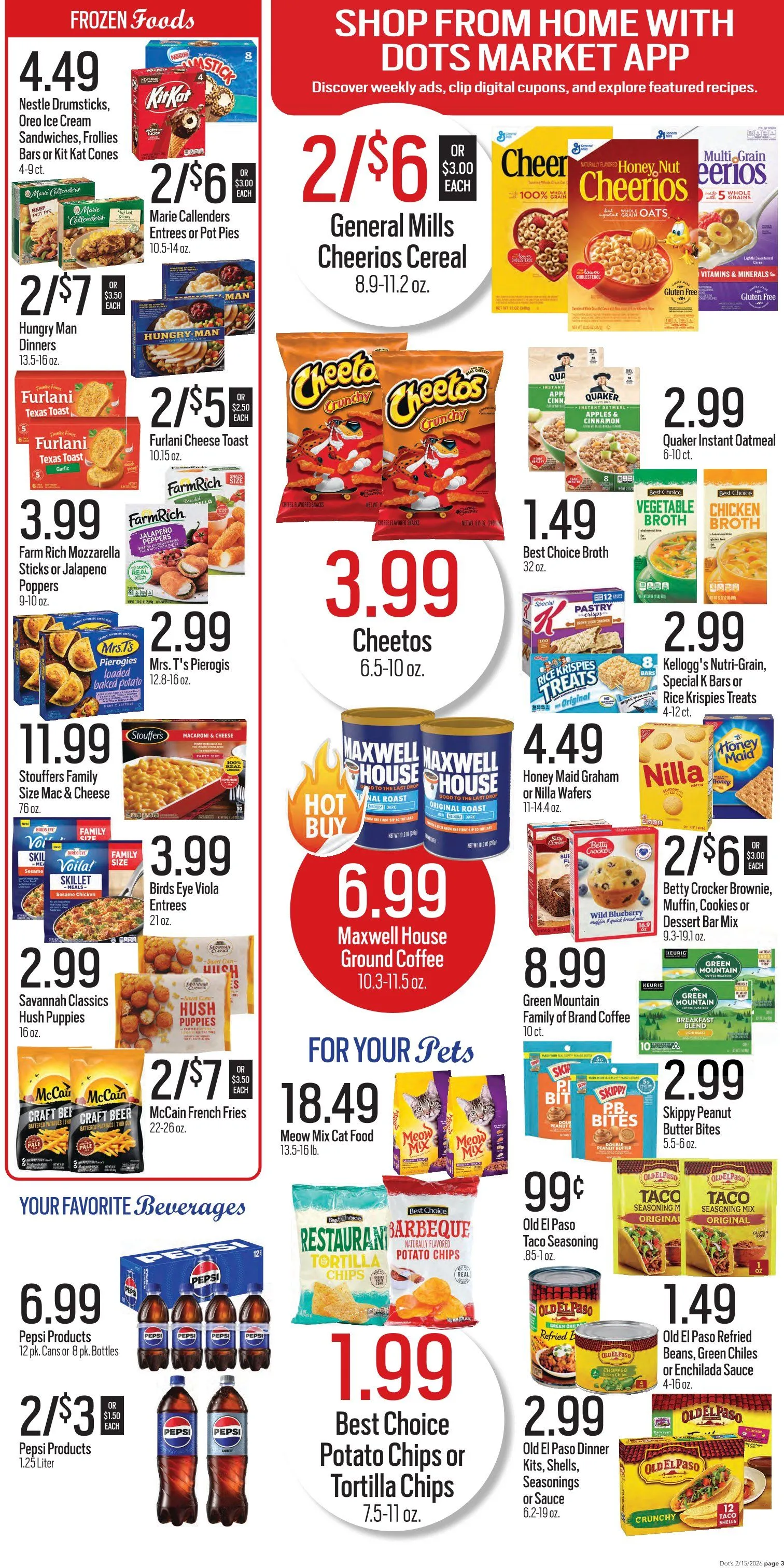 Weekly ad  Dot's Market Sales from February 16 to February 22 2026 - Page 3