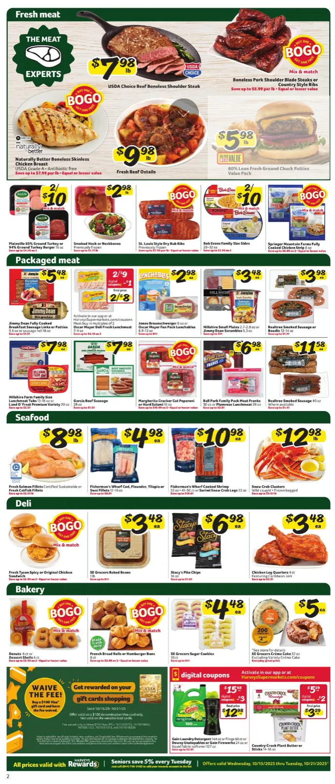 Weekly ad Harveys Supermarket Sales from October 15 to October 21 2025 - Page 3