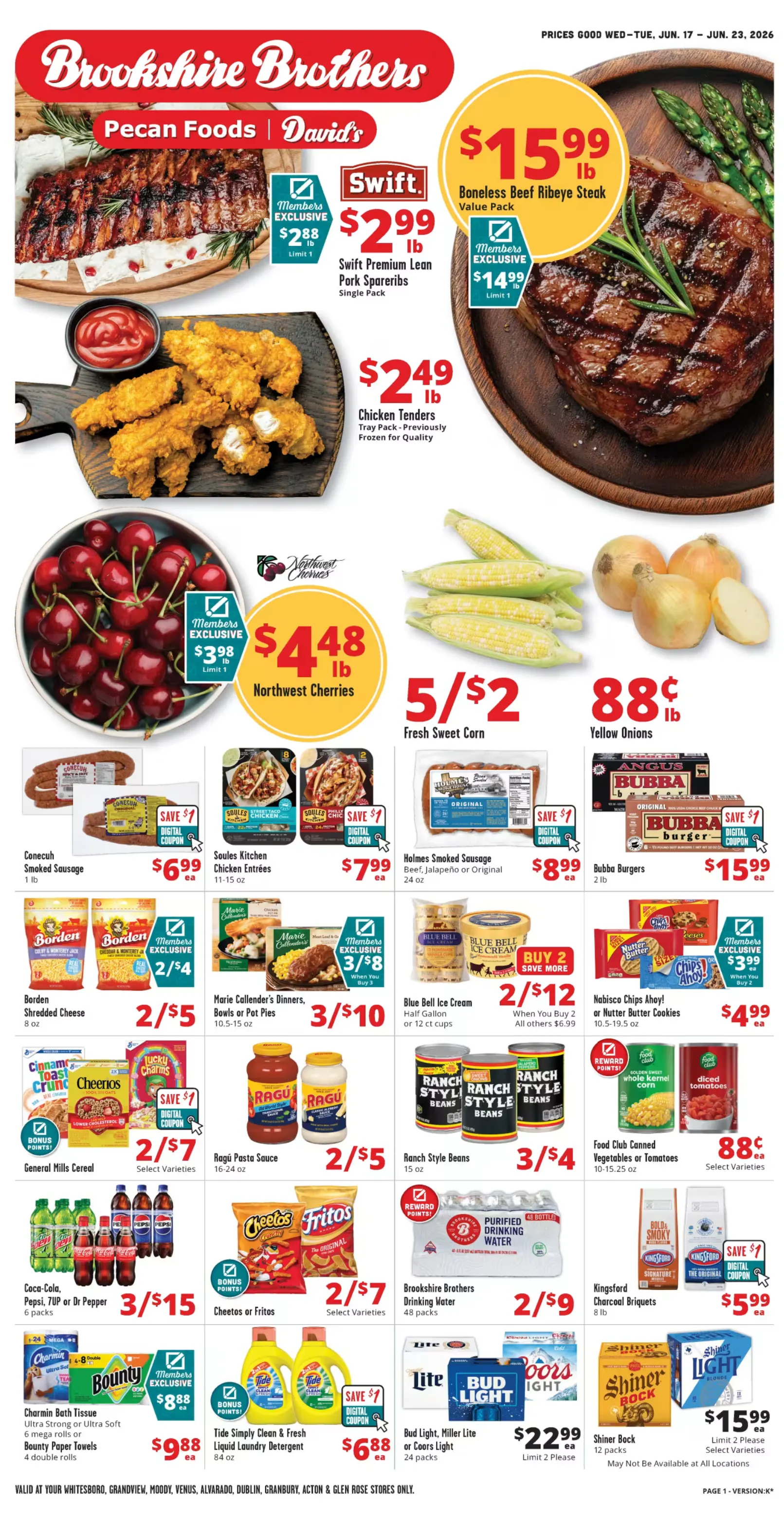 Weekly ad Brookshire Brothers Sales from June 18 to June 23 2026 - Page 3