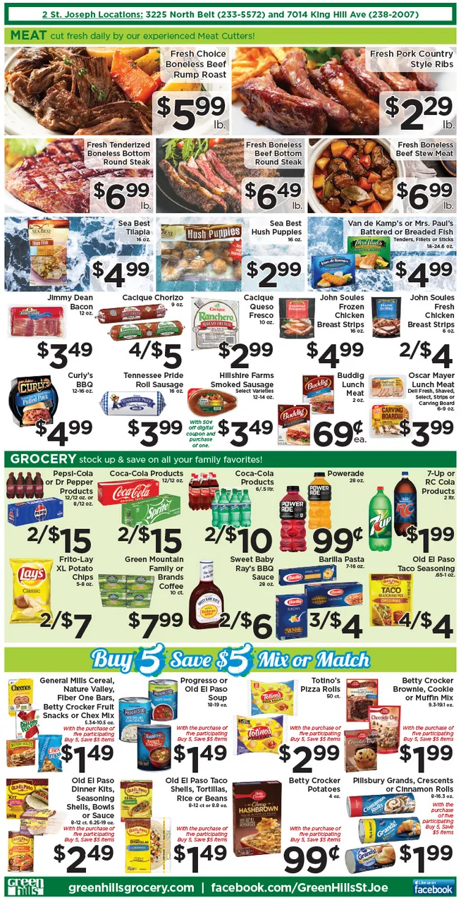 Weekly promotion Green Hills Grocery Sales spanning from October 8 to October 14 2025 - Page 3 for Catalogue 365